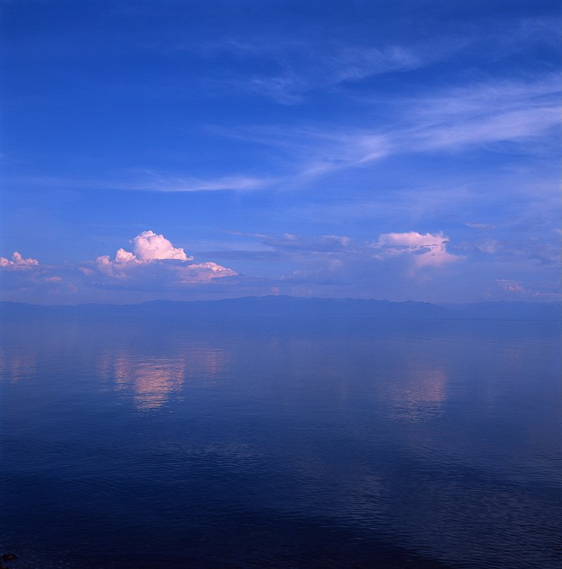 вода, море, озеро, небо, облака, lake baikal, Александр Сударчиков