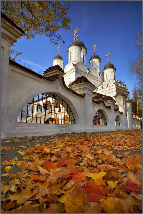 церковь, оссень, пейзаж, Андрей Житков