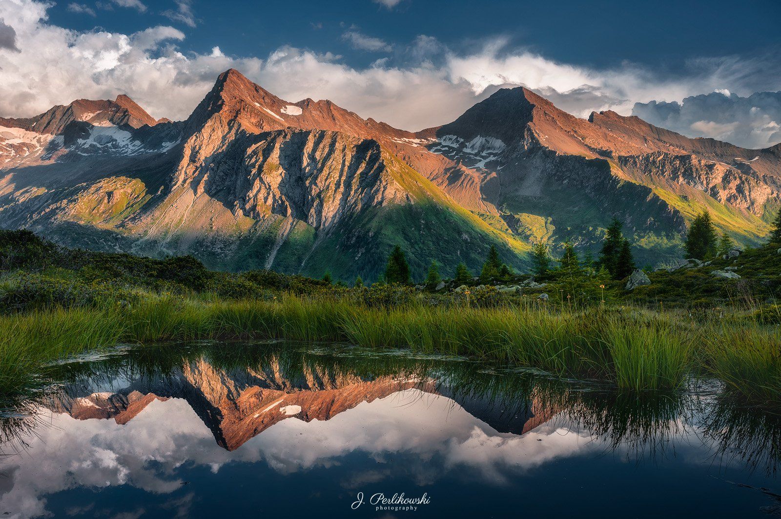 mountains, alps,travel, mirror, lake, Jakub Perlikowski