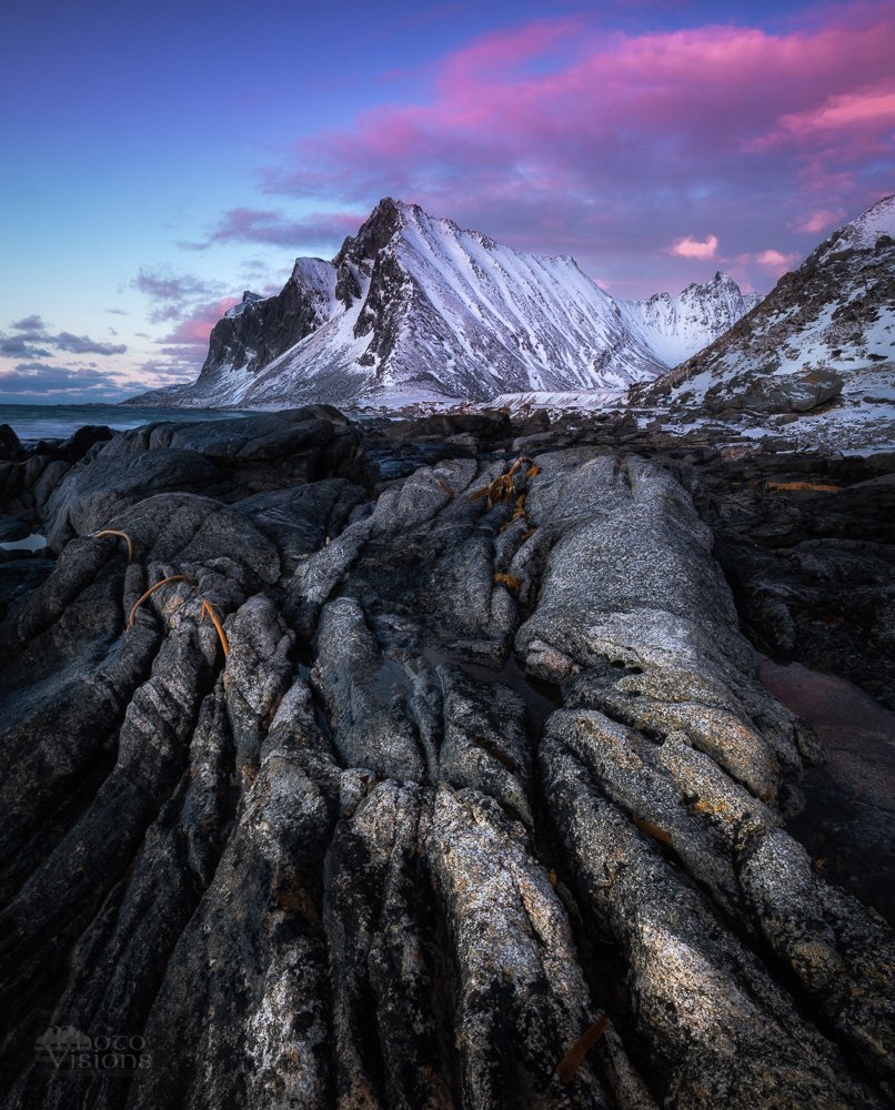 lofoten,shoreline,rocks,winter,sunset,wintertime,norway,norwegian,, Adrian Szatewicz