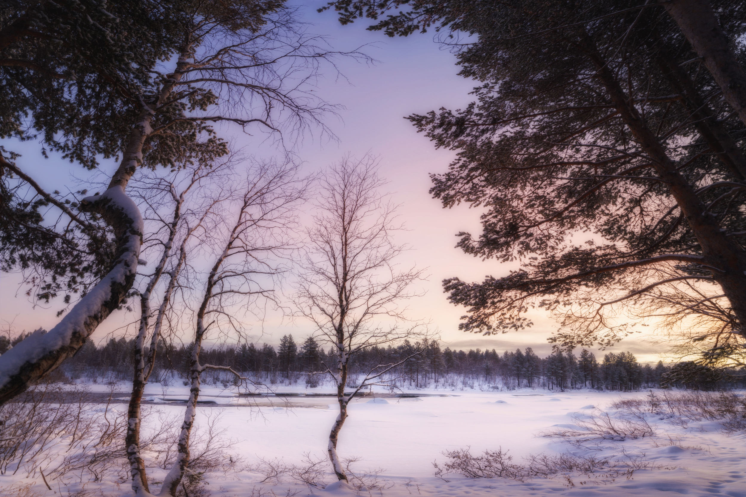 пейзаж, природа россии, полярный день, мурманск, север, красота природы, снег, зима, зимний пейзаж, ОЛЬГА КОВАЛЁВА