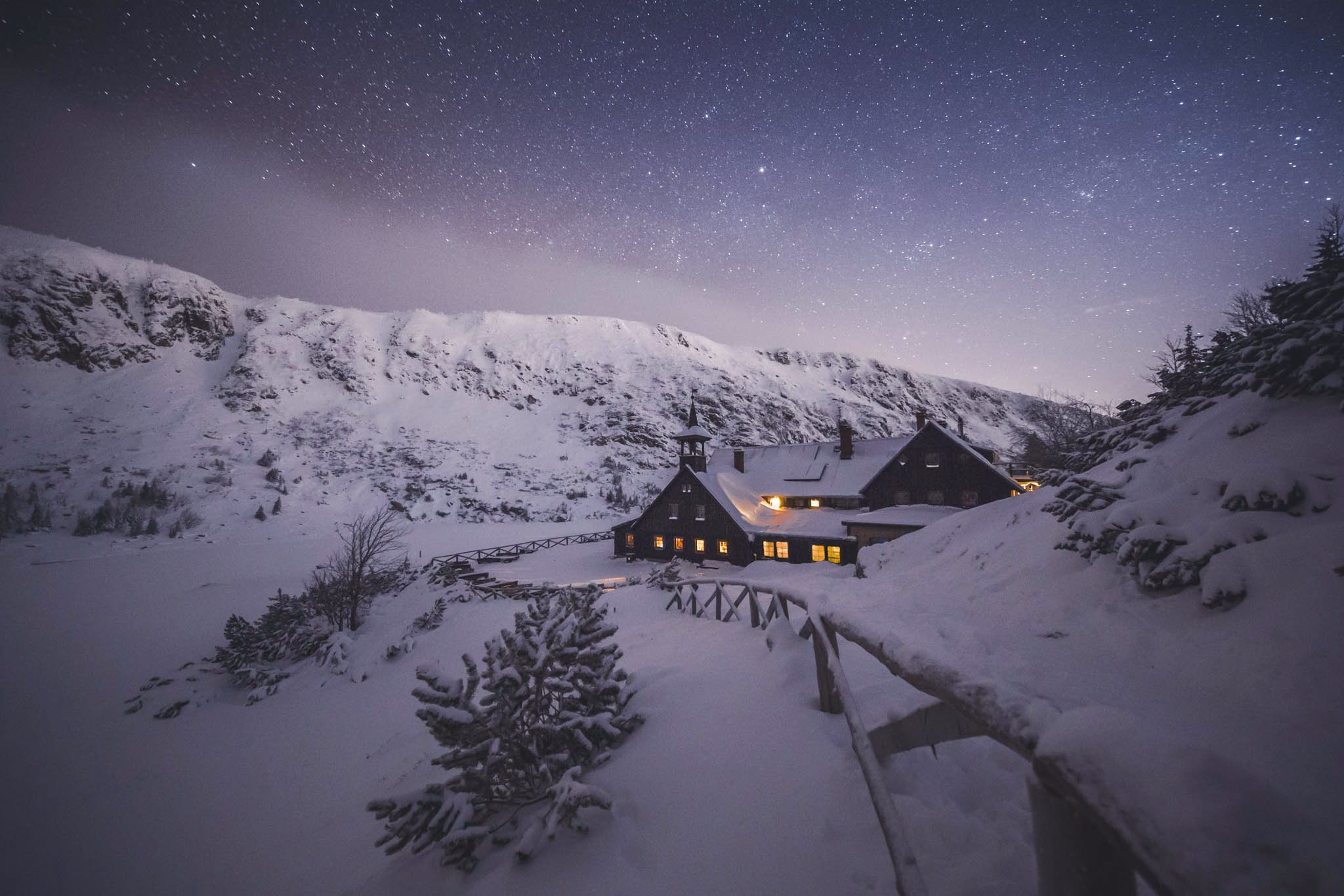 Poland, Karkonosze, Mountain, Winter, Paweł Cyrulik