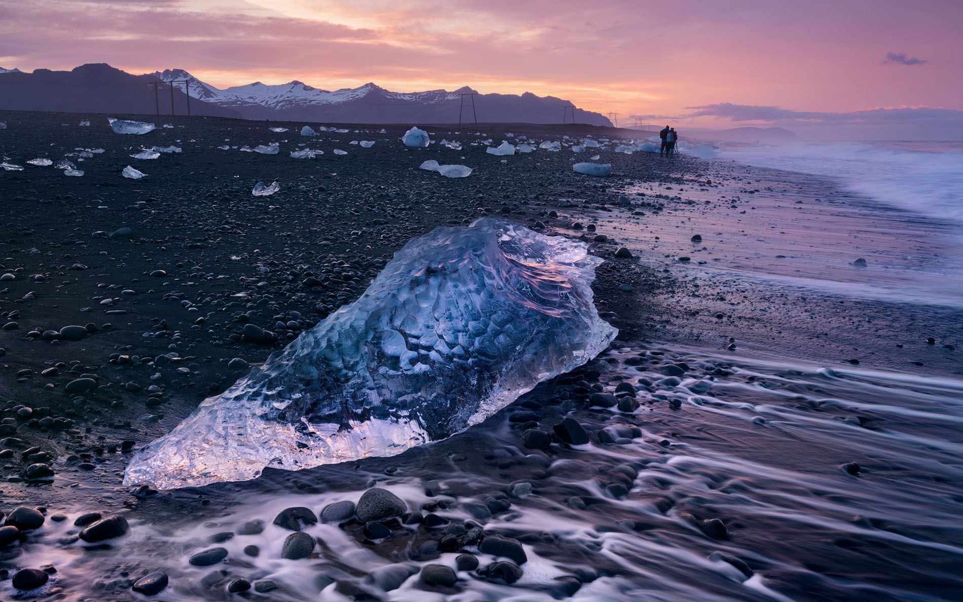 jokulsarlon, glacial, lagoon., iceland., ice., photographers., Майк Рейфман