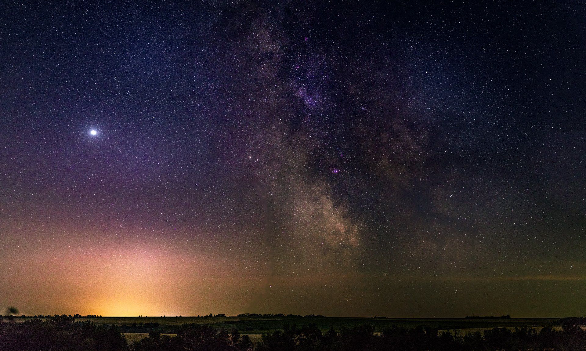 astrophoto, milky way, night, ночь, юпитер, млечный путь, пейзаж, Алексей Юденков