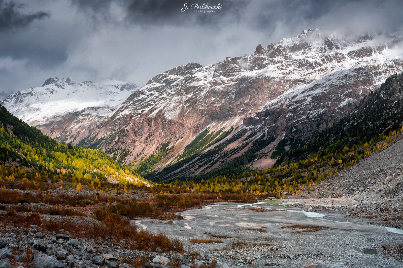 Switzerland, Alps, glacier, mountains, autumn, Jakub Perlikowski