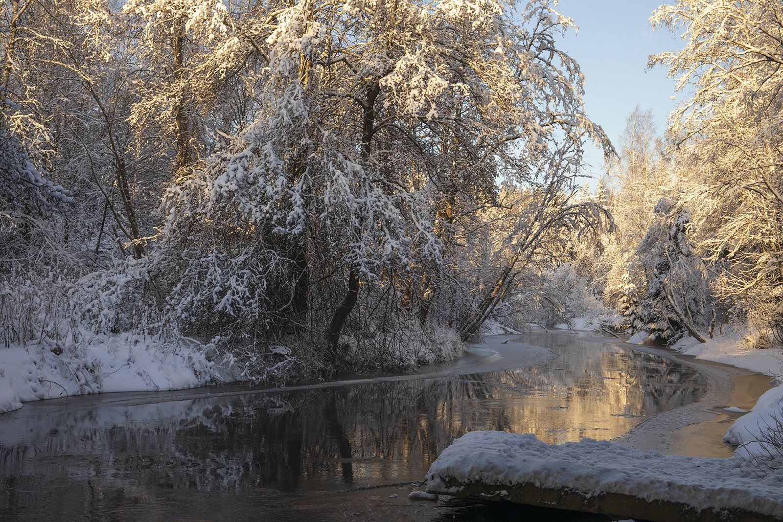 ленинградская область,река гладышевка,зима, alexOmRam