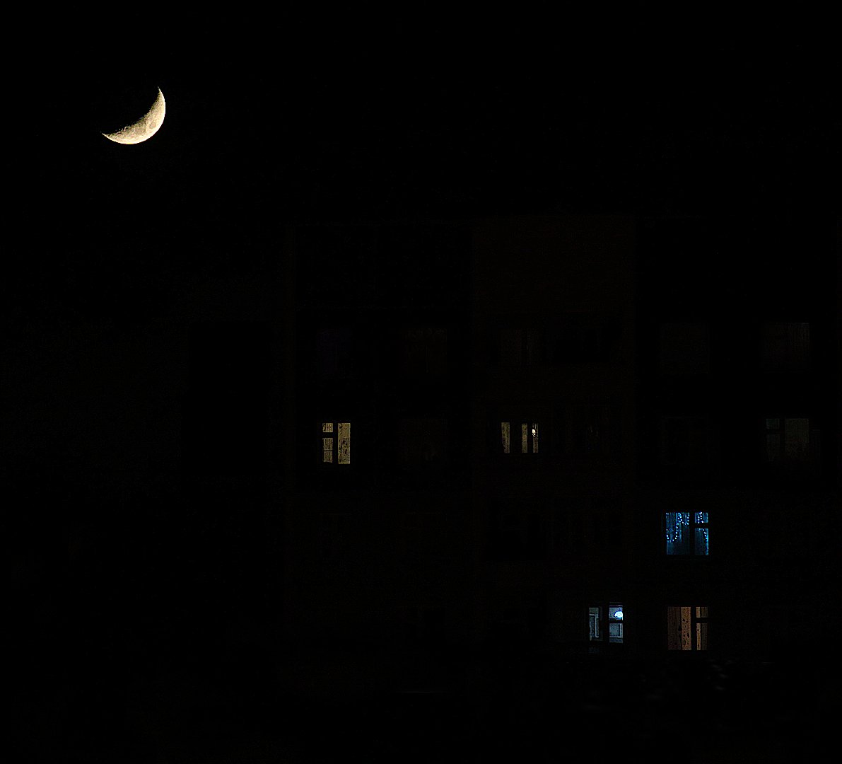 окна луна ночь, Александр Зорин