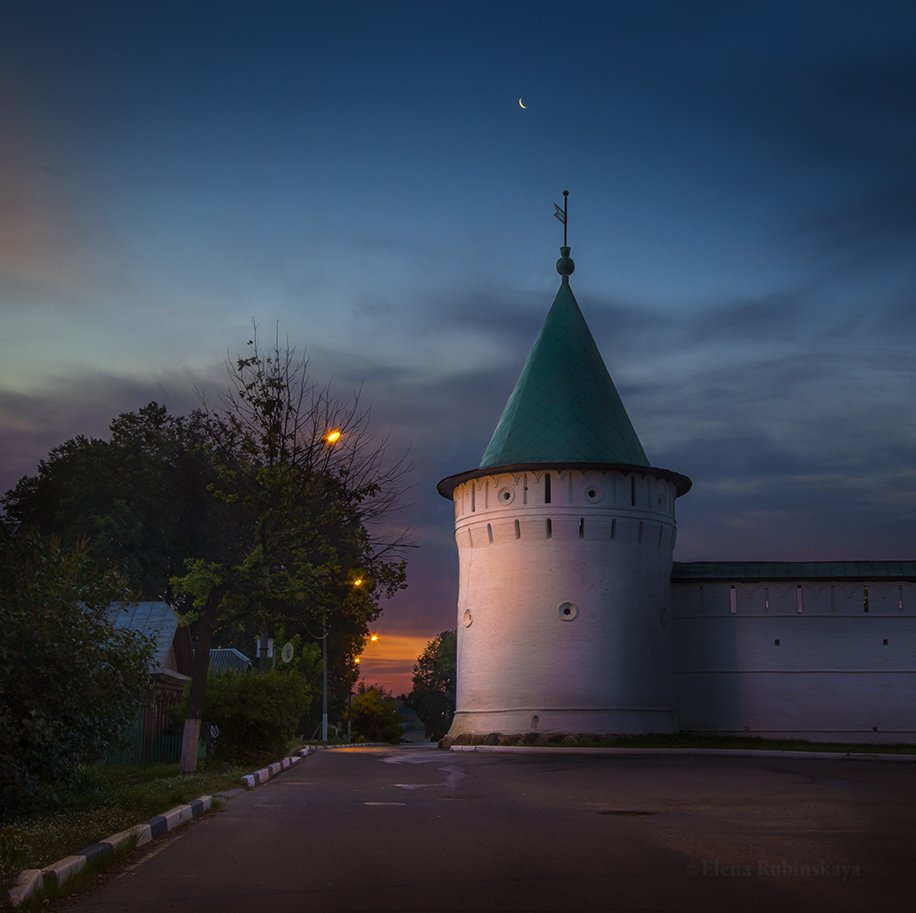 кострома,башня,ипатьевский монастырь,утро, Елена Рубинская