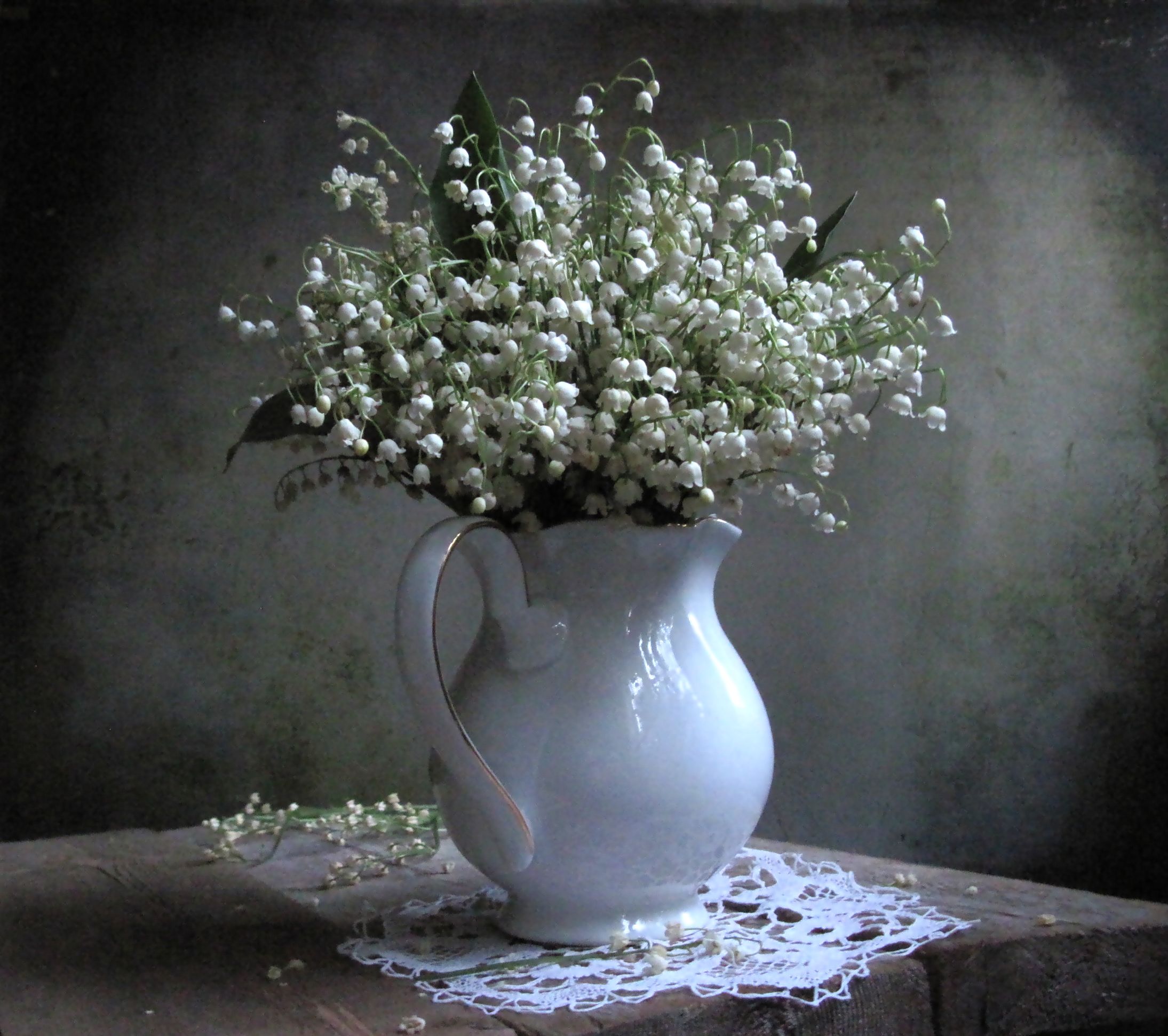 цветы, букет, ландыши, Наталия Тихомирова