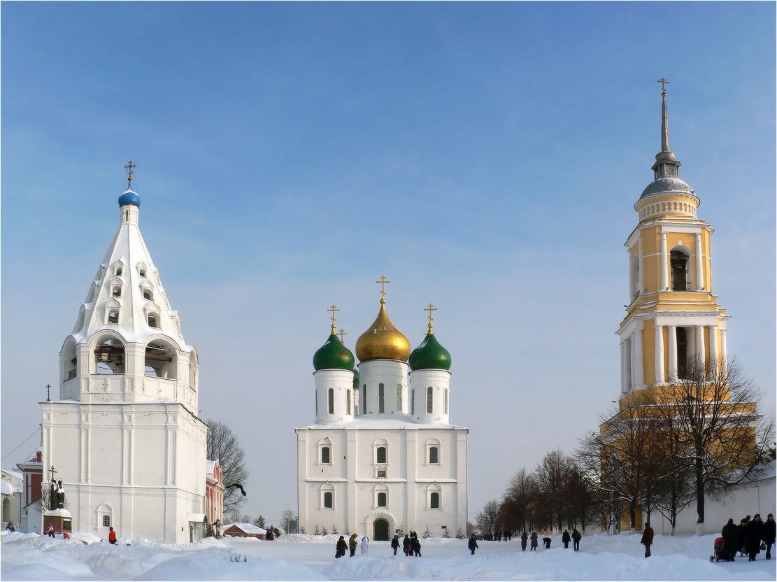 коломна, кремль, соборная площадь, КарОл