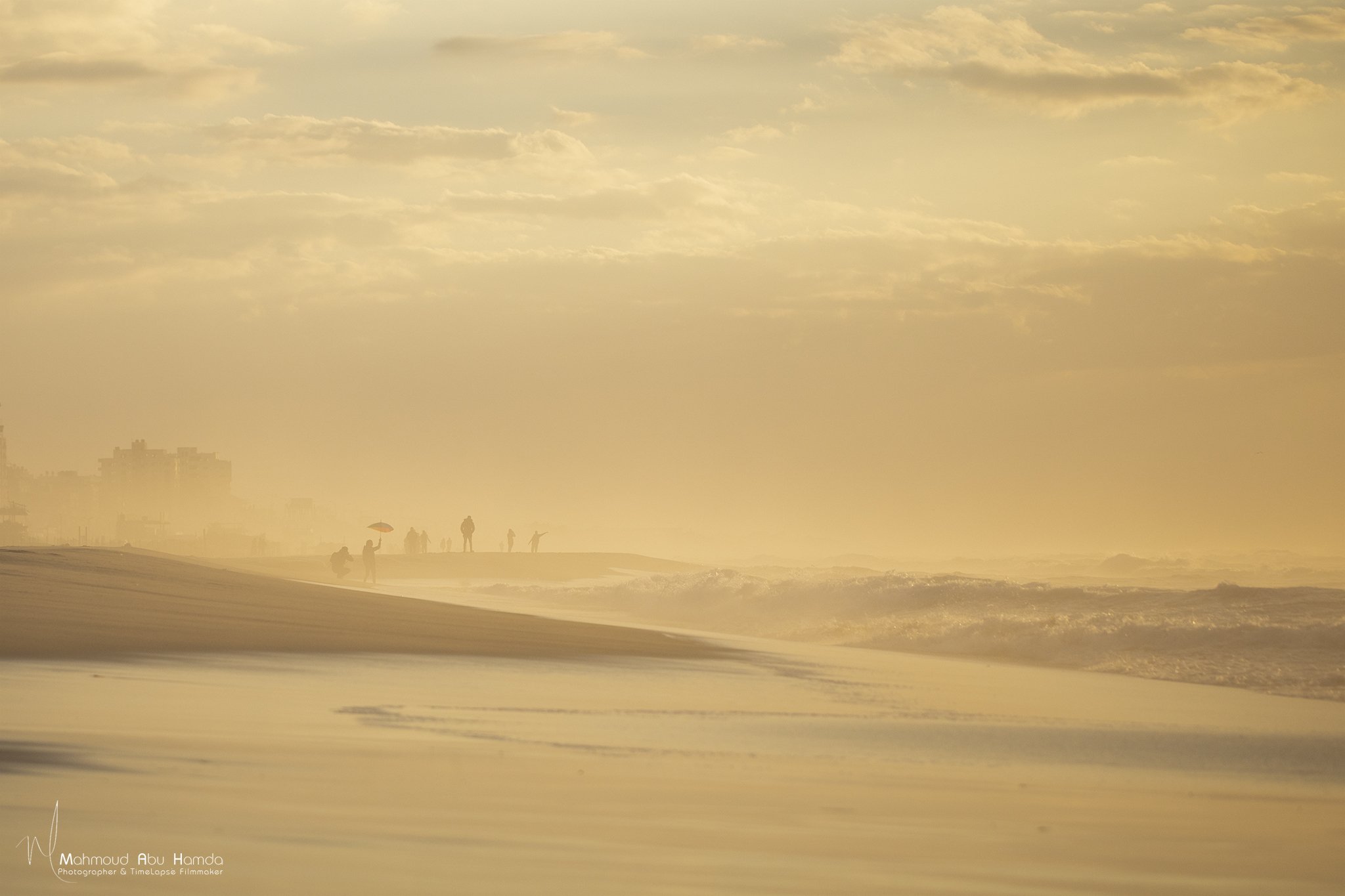sea,beach,fog,landscape, Махмуд Хамда