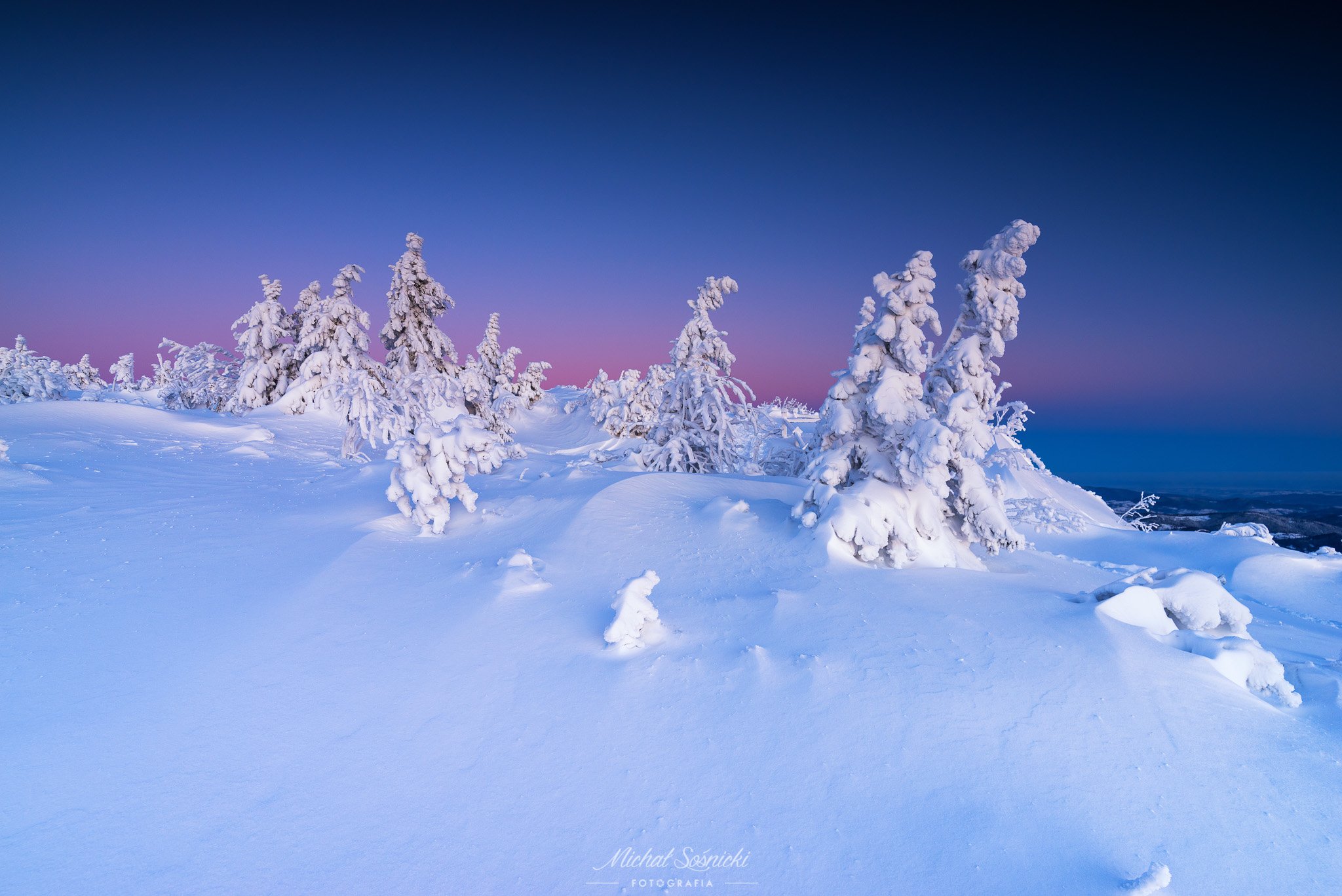 #snow #sunrise #trees #tree #winter #poland #mountains #cold #colors #benro #benq #pentax, Michał Sośnicki
