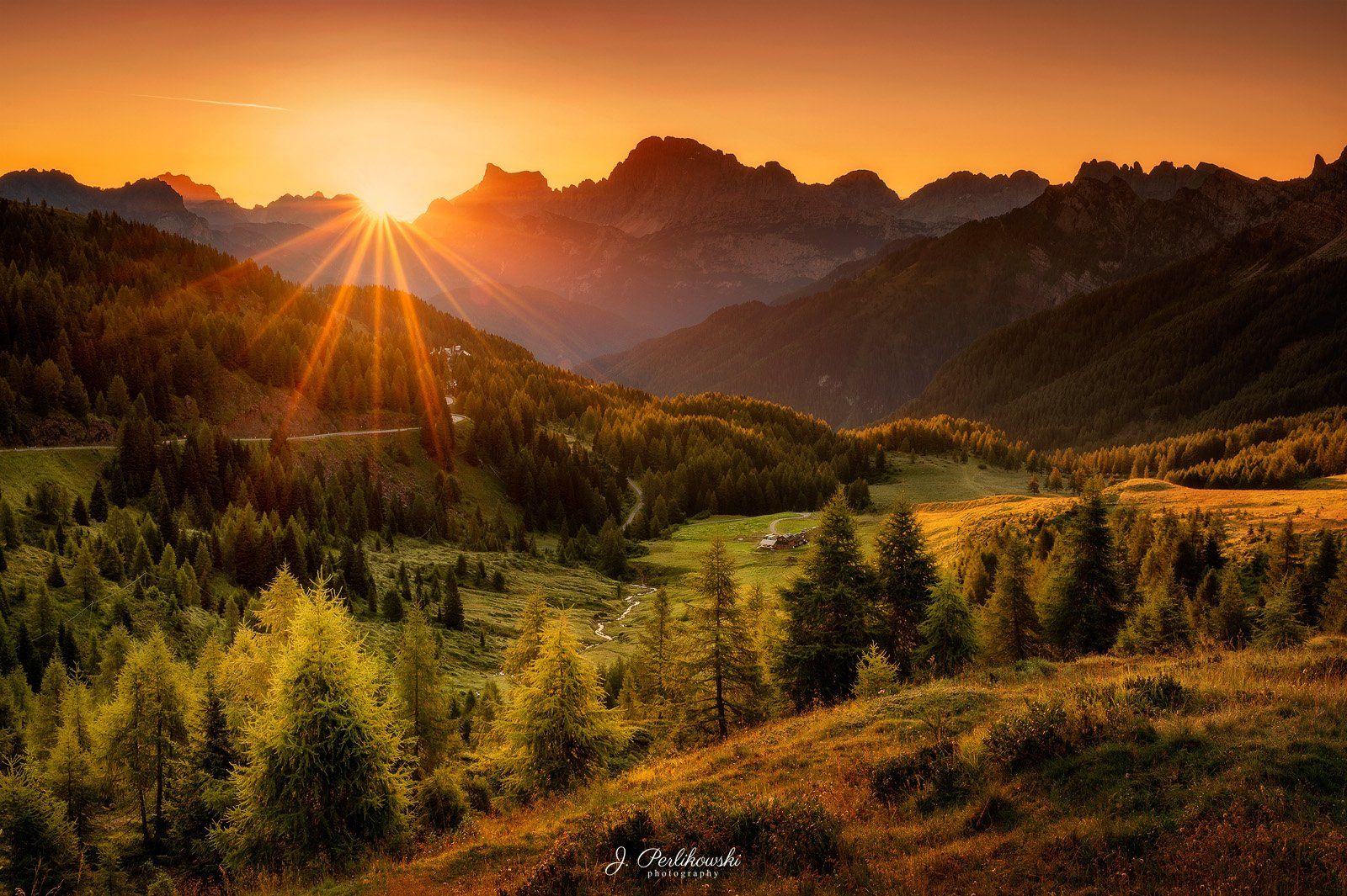 mountains, sunrise, landscape, Jakub Perlikowski