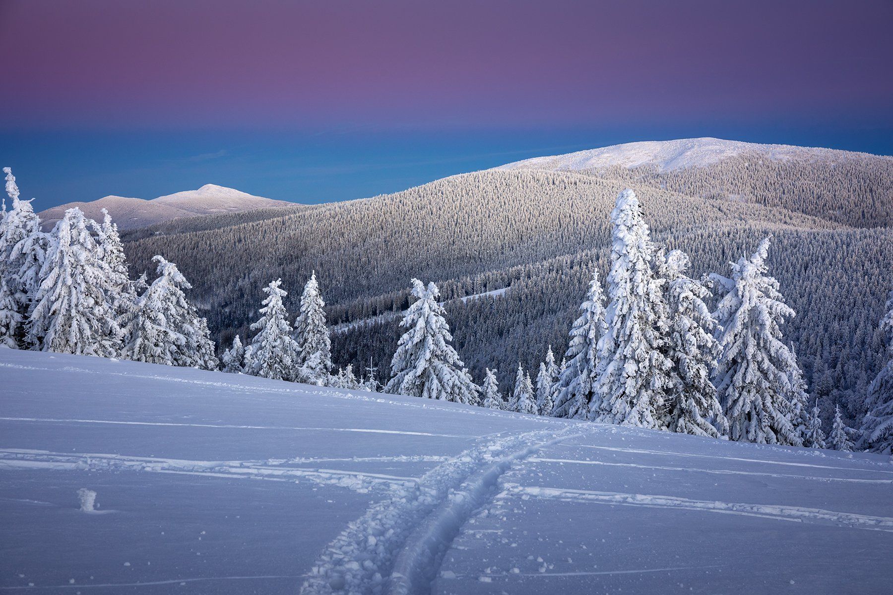 mountains, winter, poland, slovakia, Michał Kasperczyk