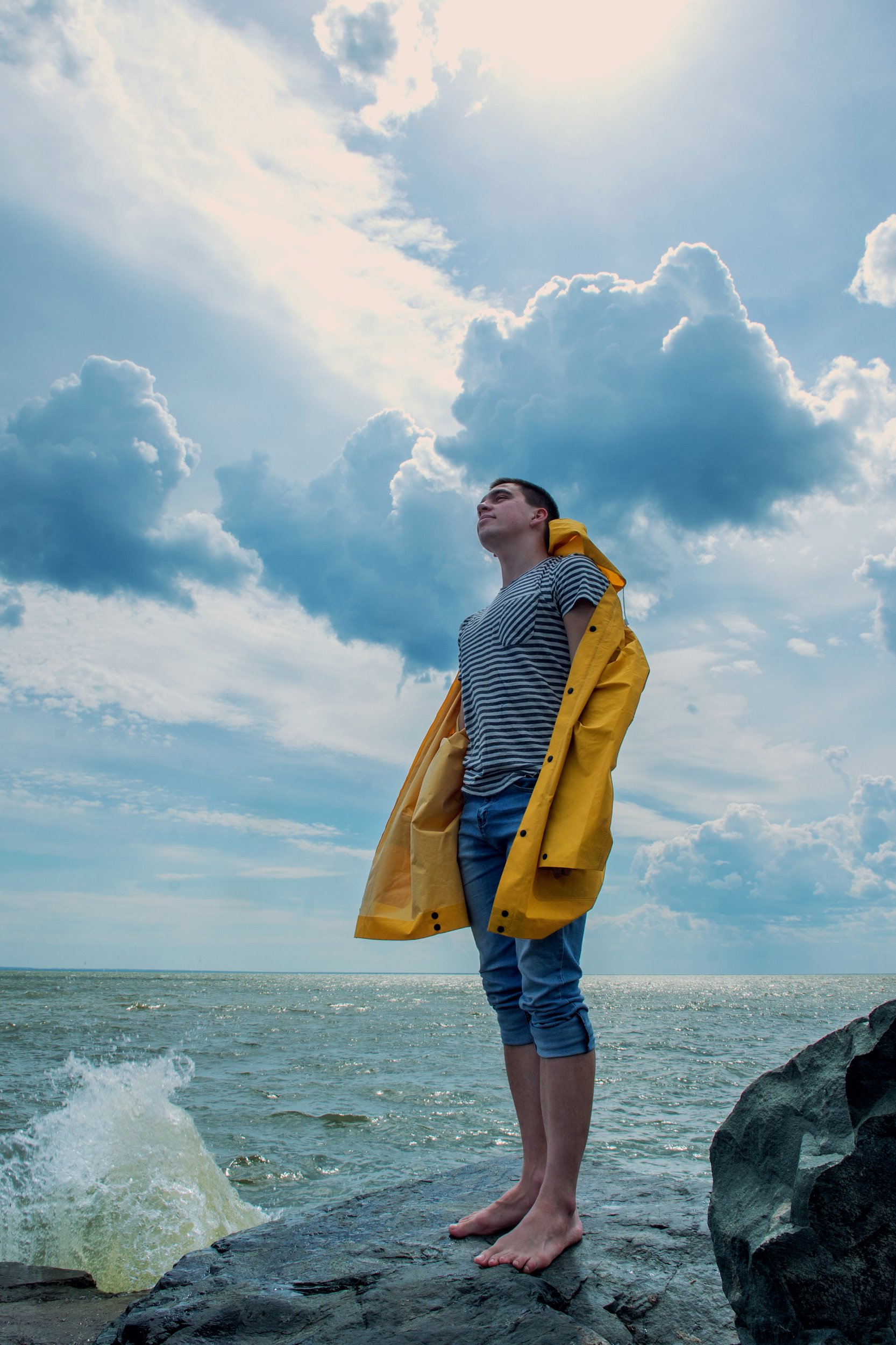 море небо облака моряк мечта портрет мужчина , Юлия Барсукова