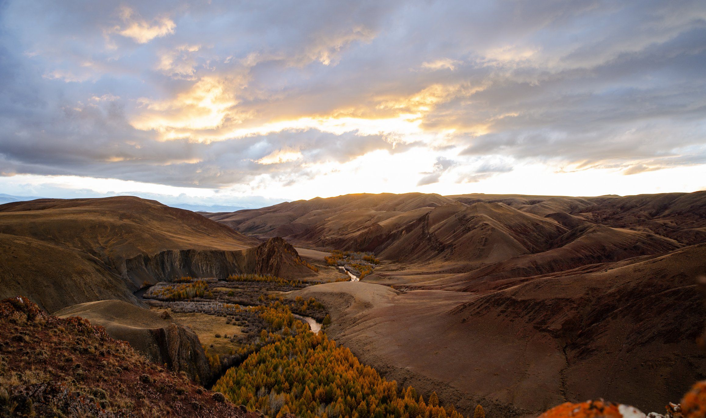 долина реки кызыл-шин ,урочище кокоря , кош - агачский район, горный алтай. сентябрь 2020, Ольга Лукахина