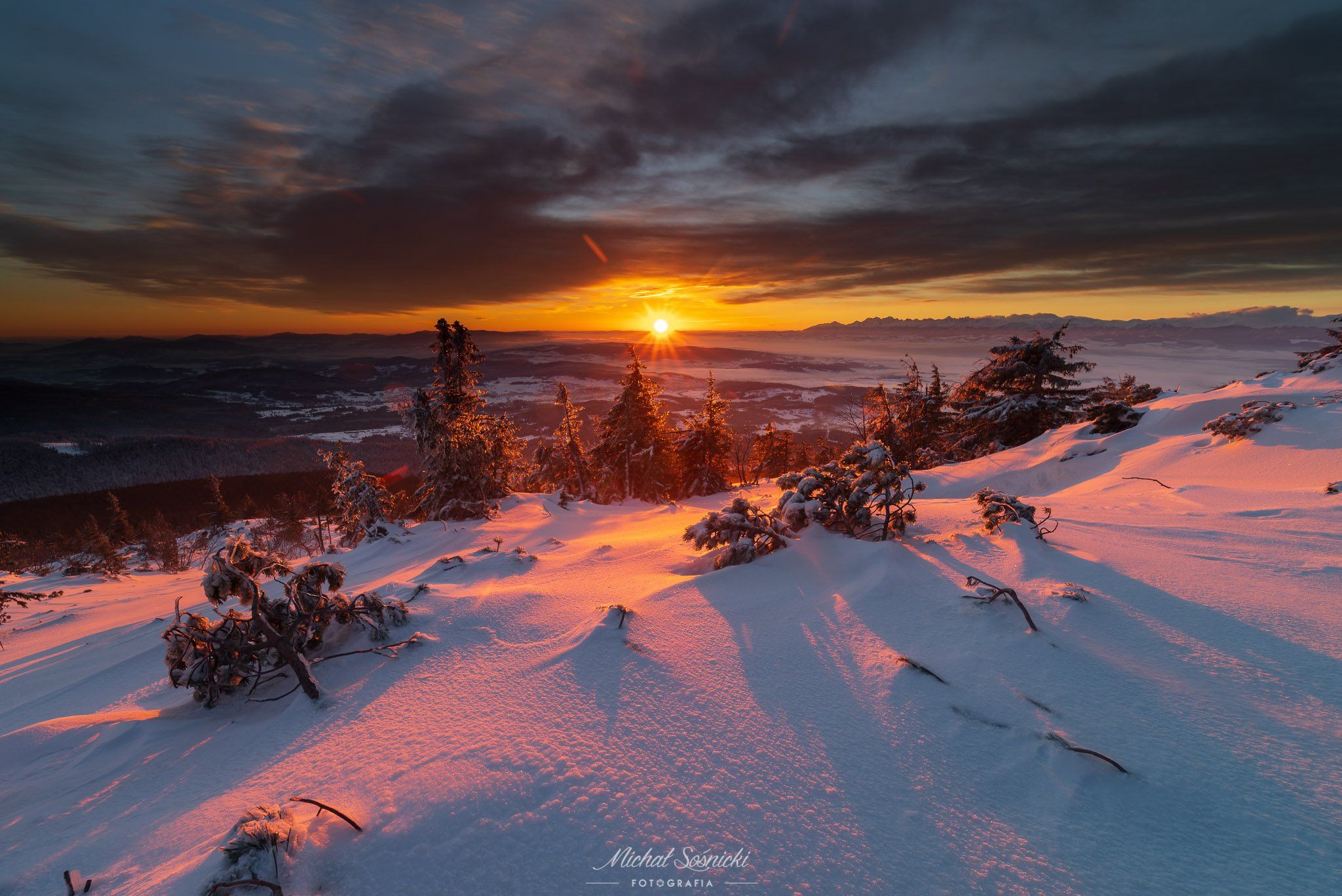 #sky #color #sunrise #amazing #best #nature #benro #benq #pentax #winter, Michał Sośnicki
