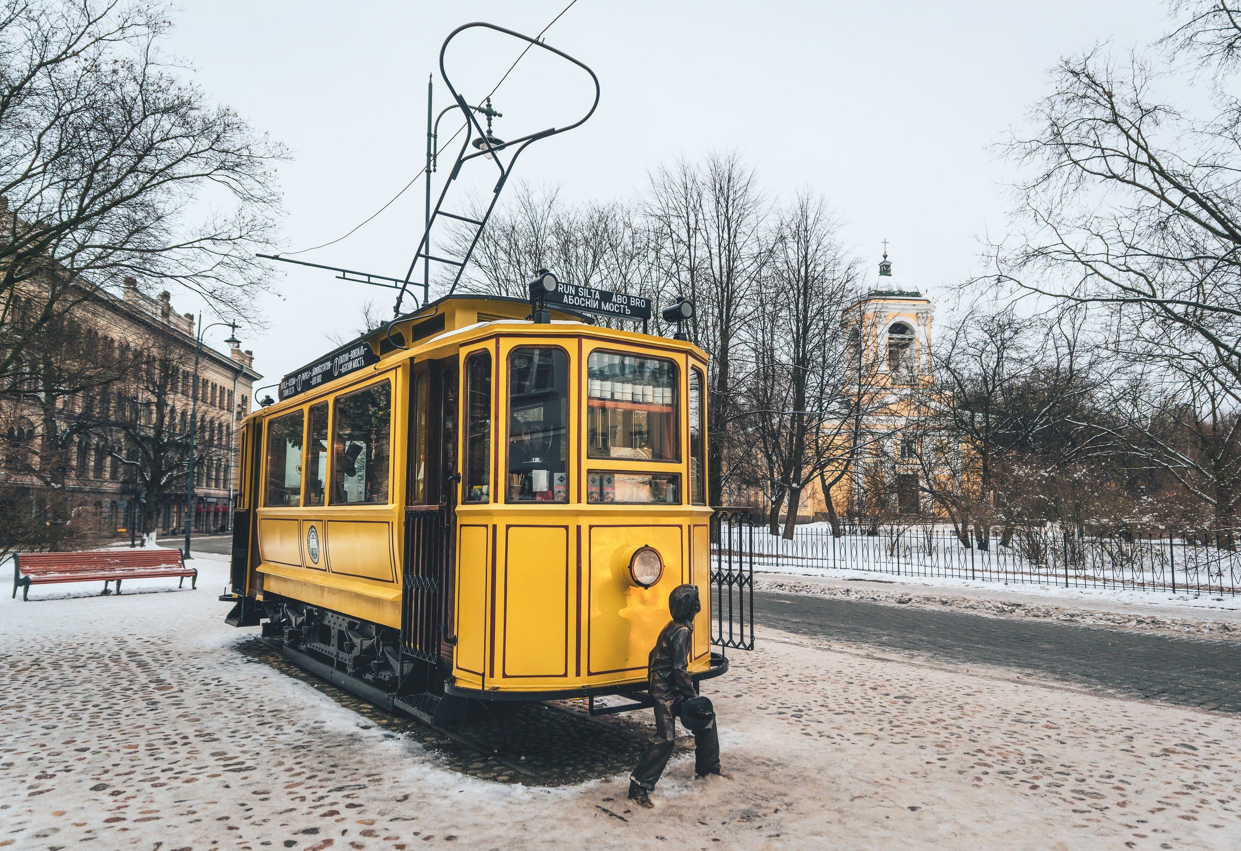 tram vyborg winter old retro vintage transport, Егор Бугримов