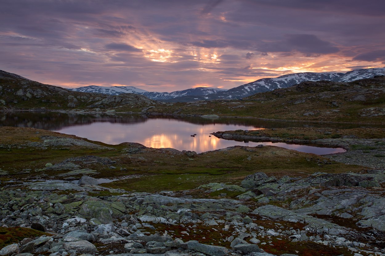 norway, sunset, горы, закат, норвегия, озеро, Alex Darkside