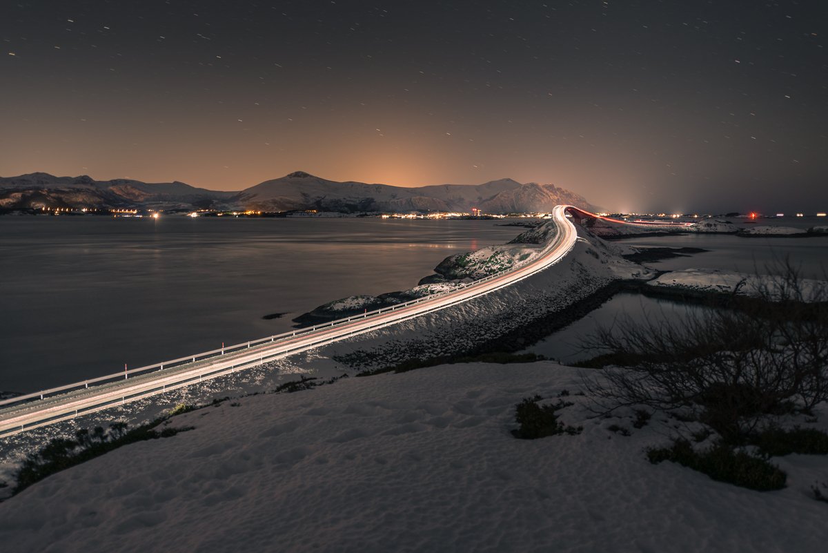 norway,landscape,light,night,winter, Tomek Orylski