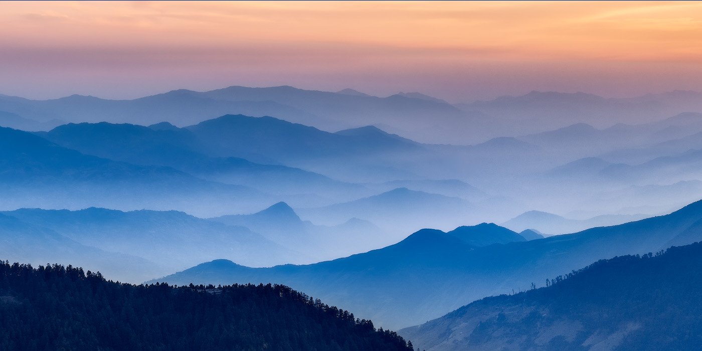 Непал, Гималаи, горы, закат, туман, Лангтанг, Сергей Пестерев