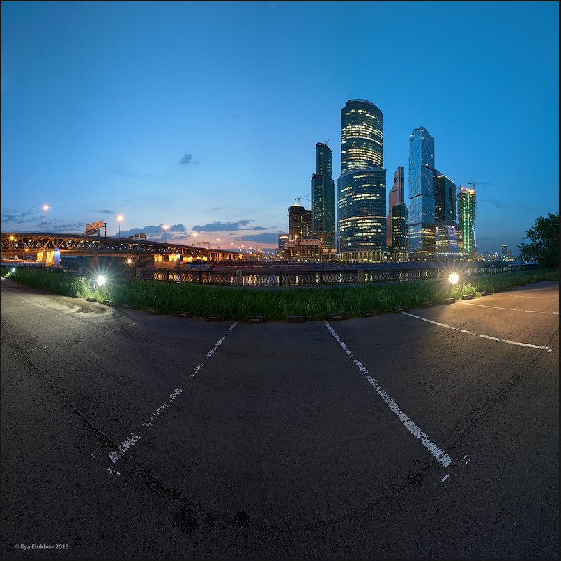 архитектура, вечерняя москва, москва, москва-сити, Елохов Илья