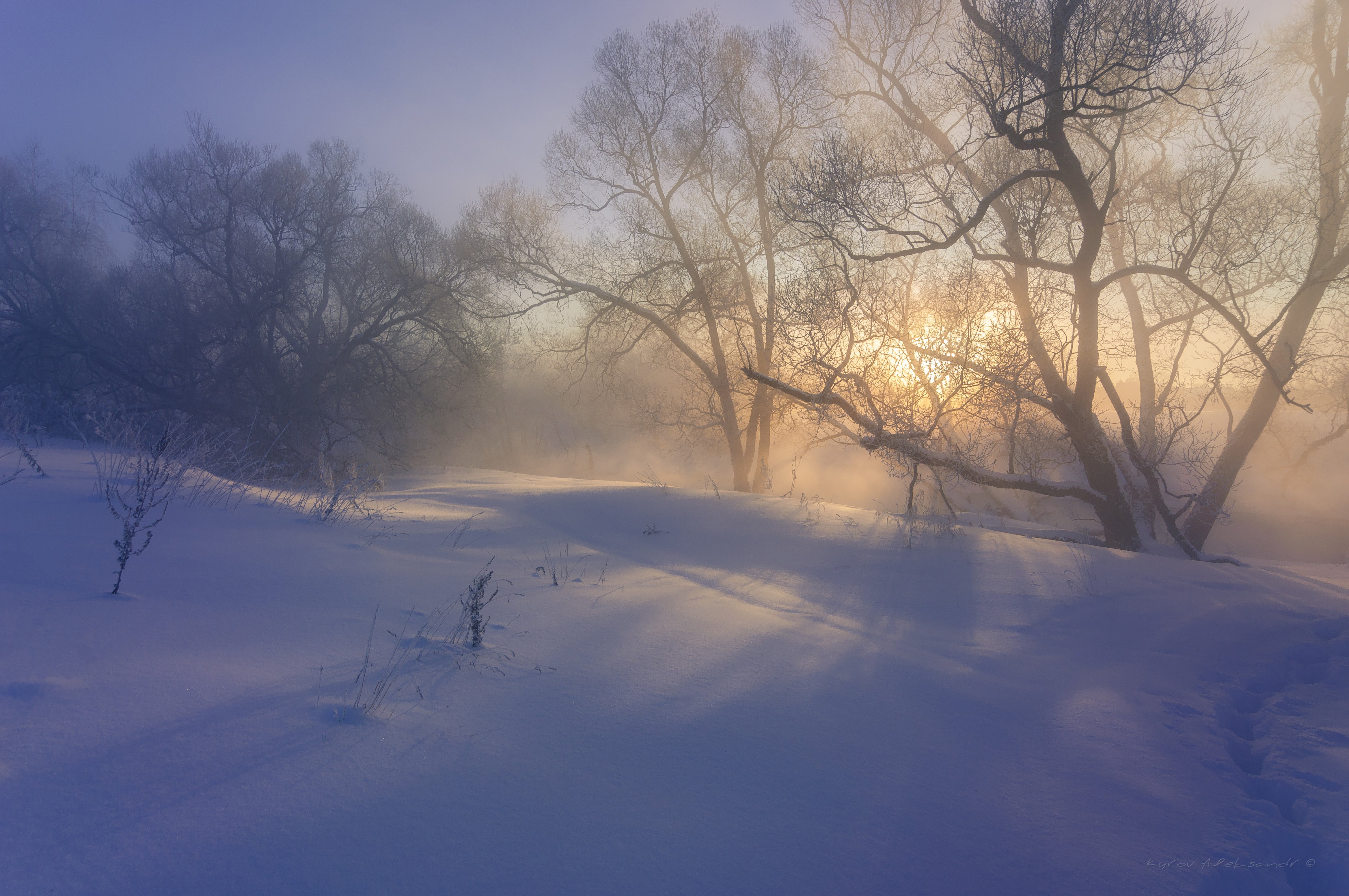 природа, река, пейзаж, зима, утро, московская область, истра, landscape, nature, Александр Кыров
