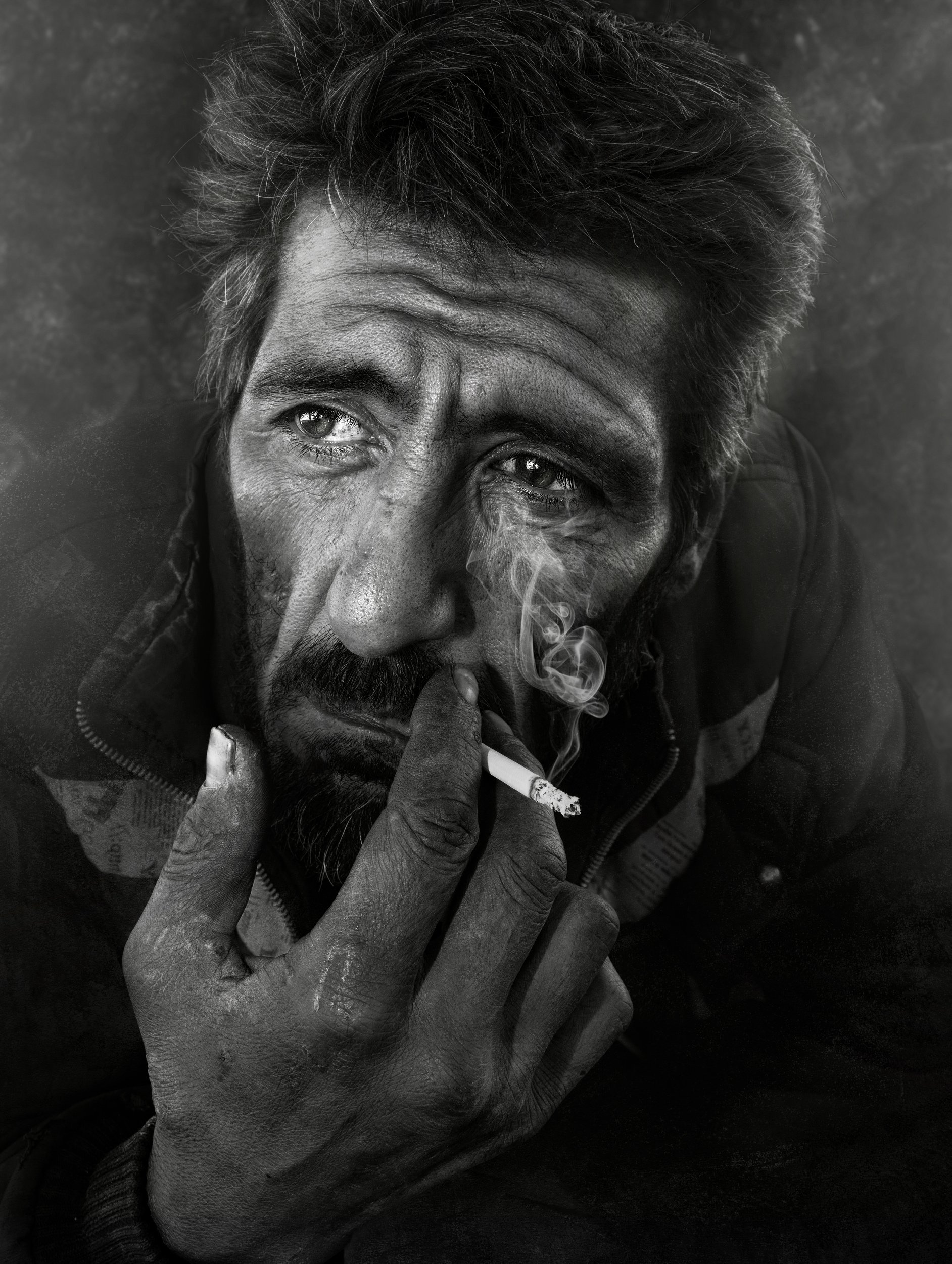 #Portrait #people #shadow #light #smoke, Mehdi Zavvar