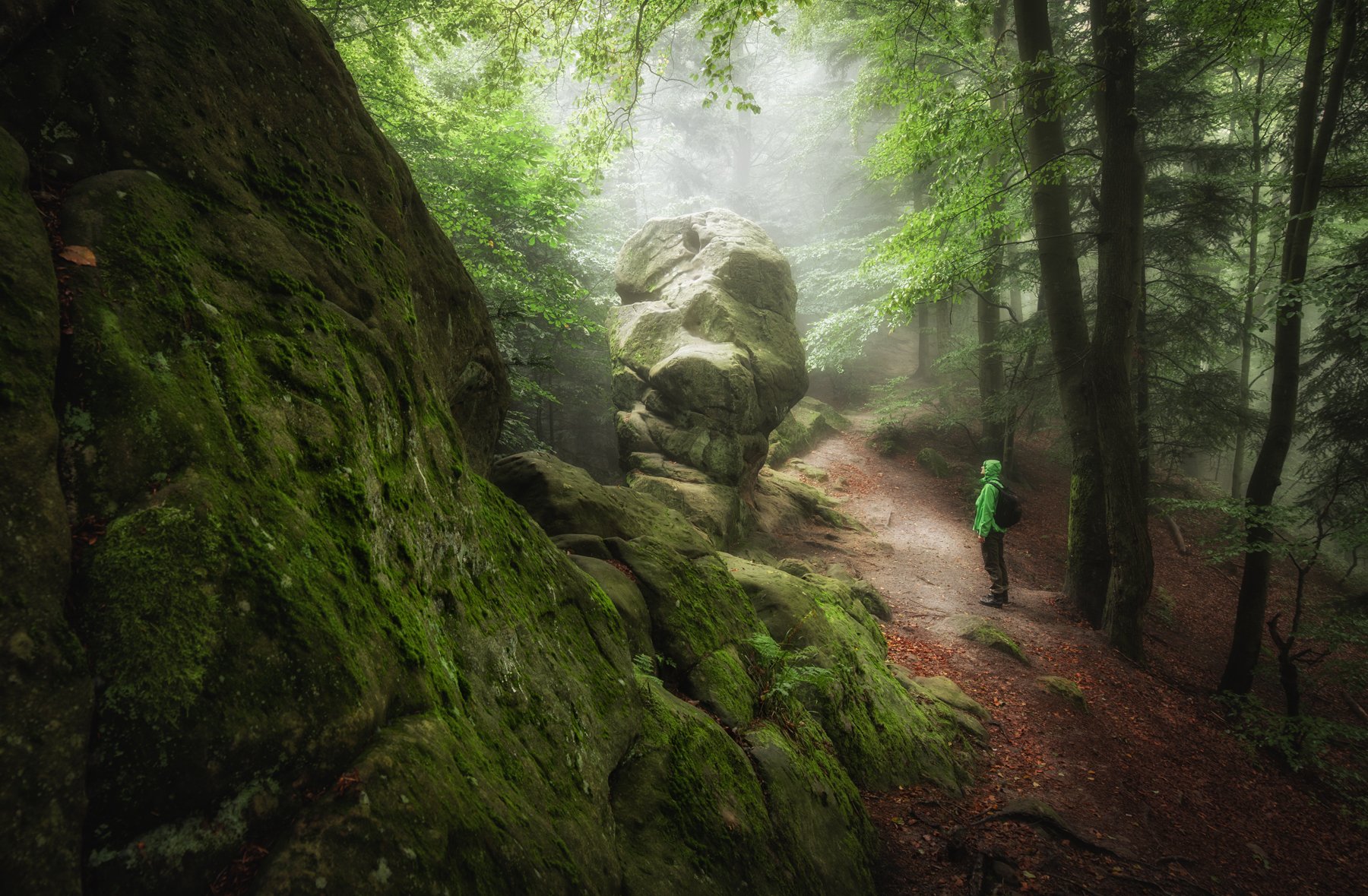 mountains, forest, mountains, rock, stone, poland,  Mirek Pruchnicki