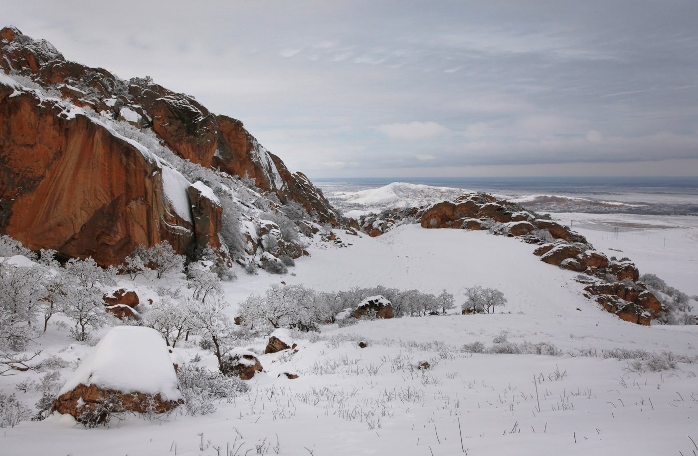 зима,горы,вечер,снег,пейзаж,природа,дагестан.., Marat Magov
