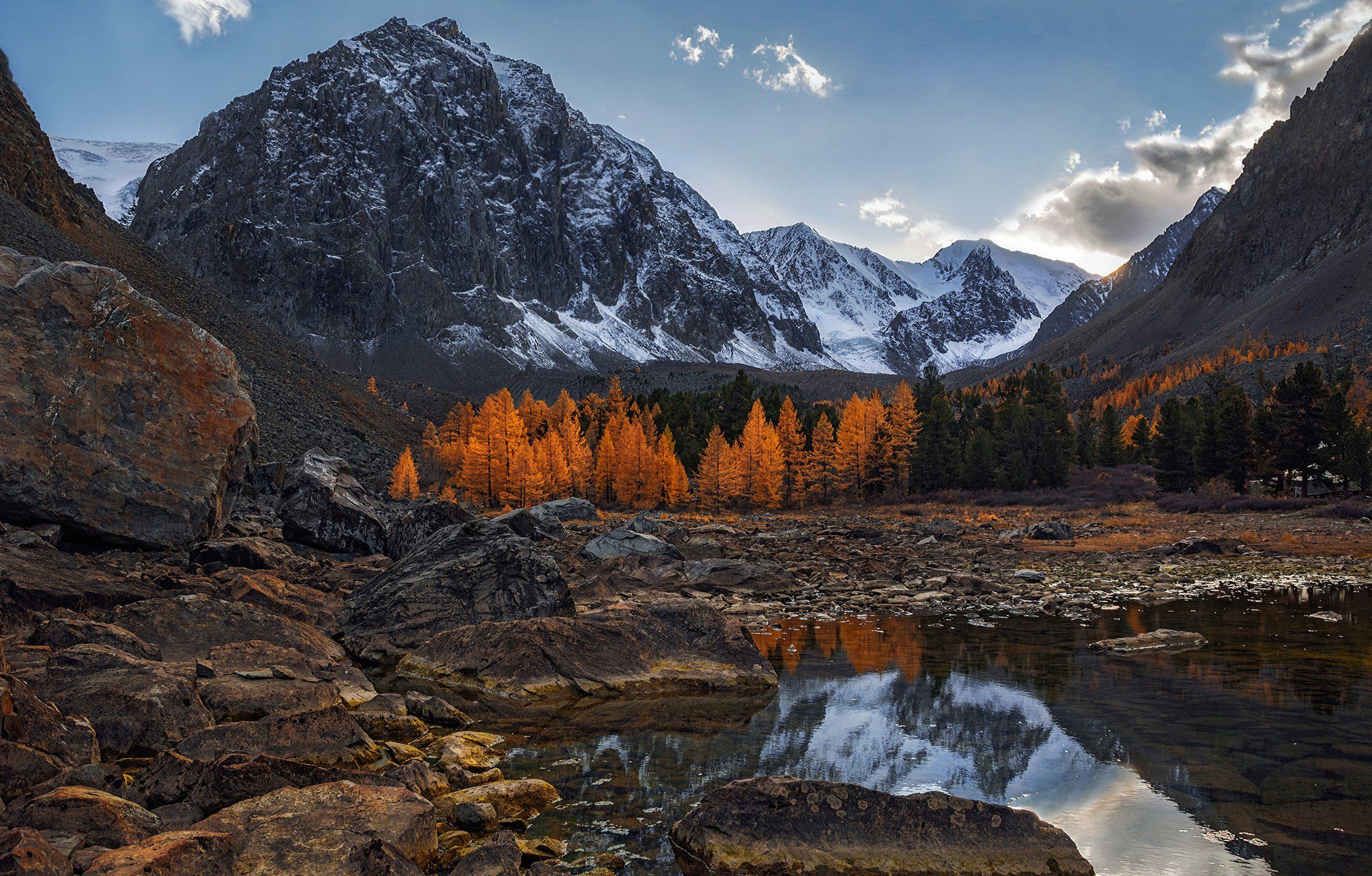 Горный Алтай Актру осенью