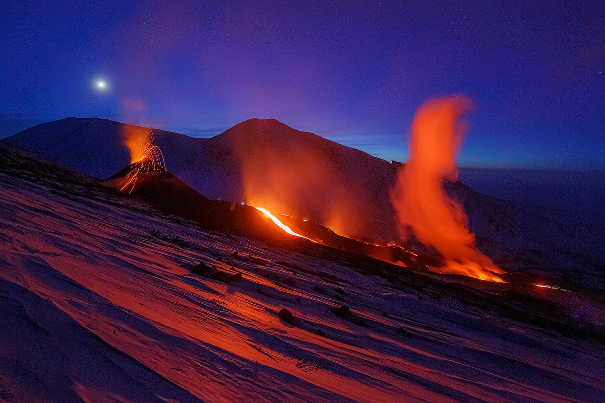 Камчатка, вулкан, извержение, природа, путешествие, фототур, пейзаж, лава, закат, , Денис Будьков