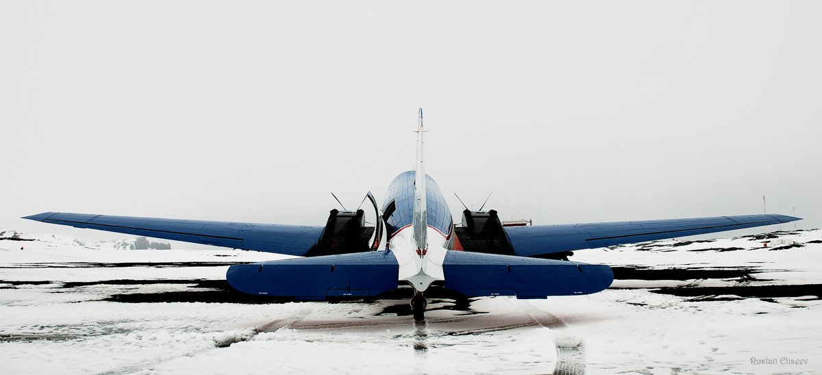 антарктика, самолет, аэродром, Руслан Елисеев