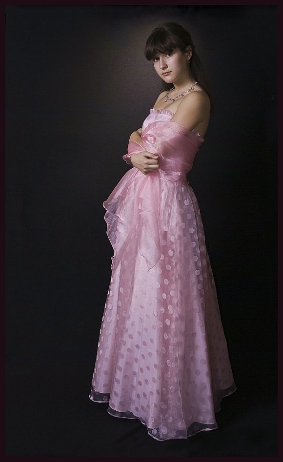 портрет, бальное, платье, девочка, Эдуард Абаджян