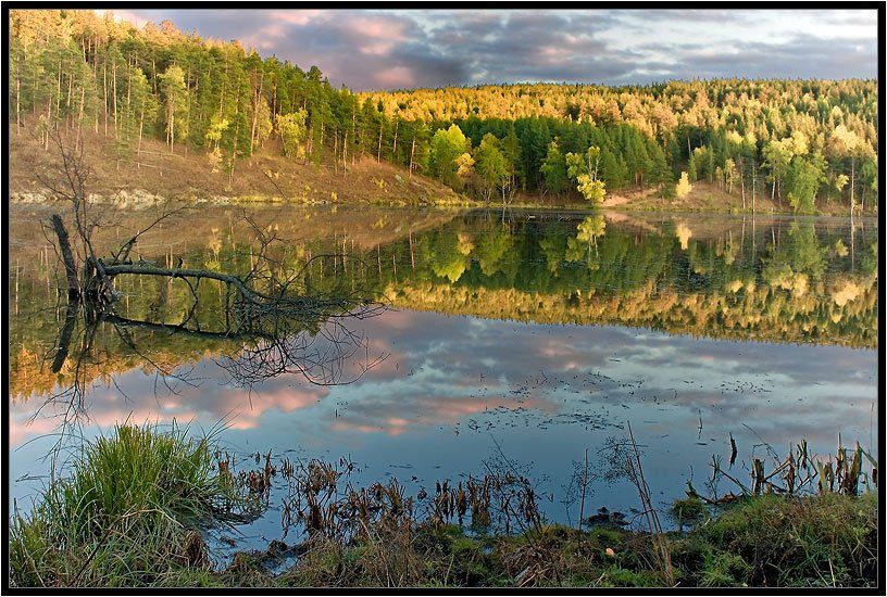 осень,цвет,вода,отражение, Качурин Алексей