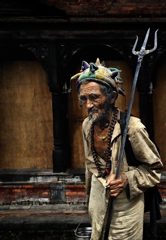 непал, шут, старик, fotomafia