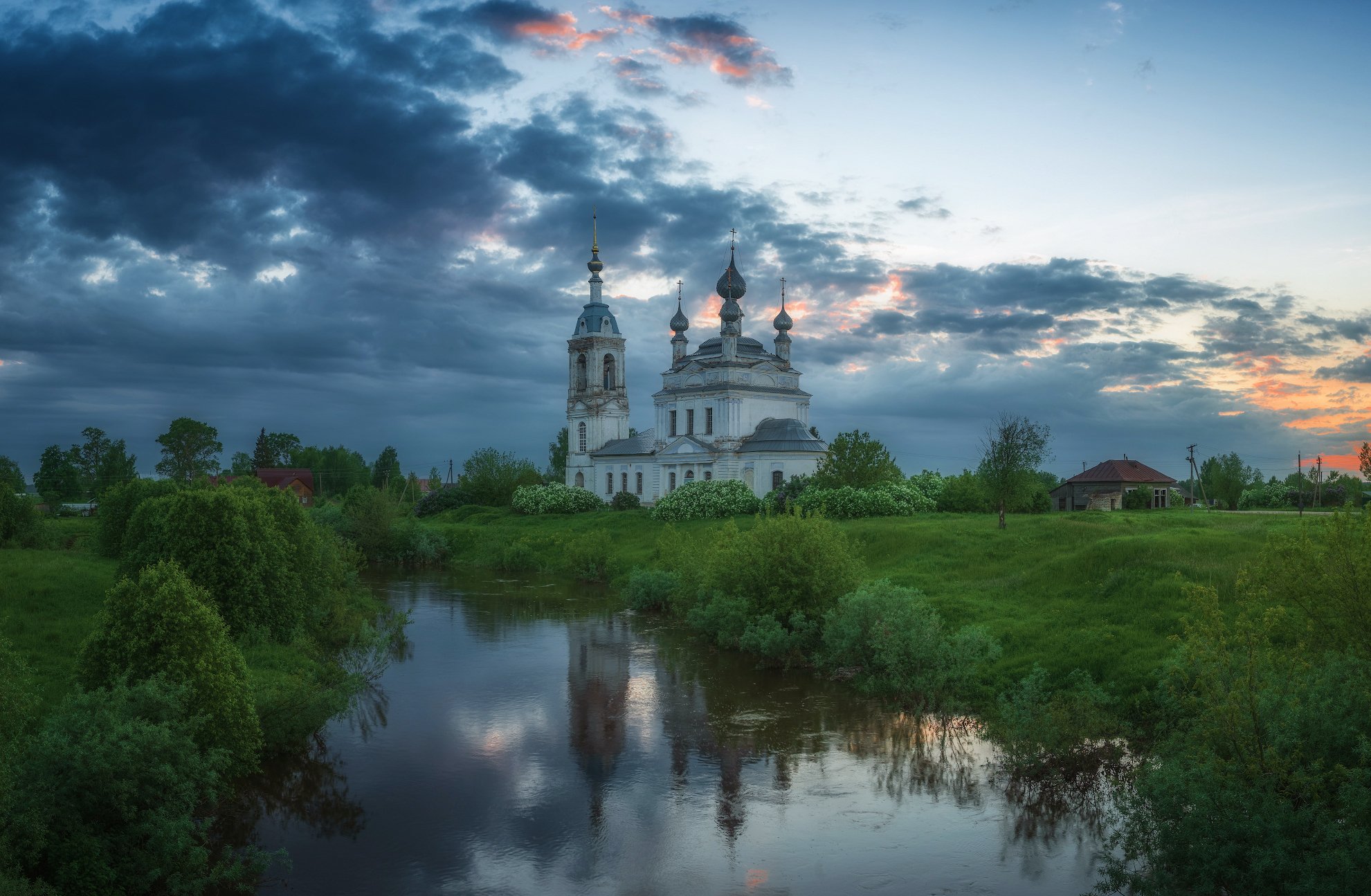 савинское, пейзаж, храм, природа, лето, Виталий Левыкин