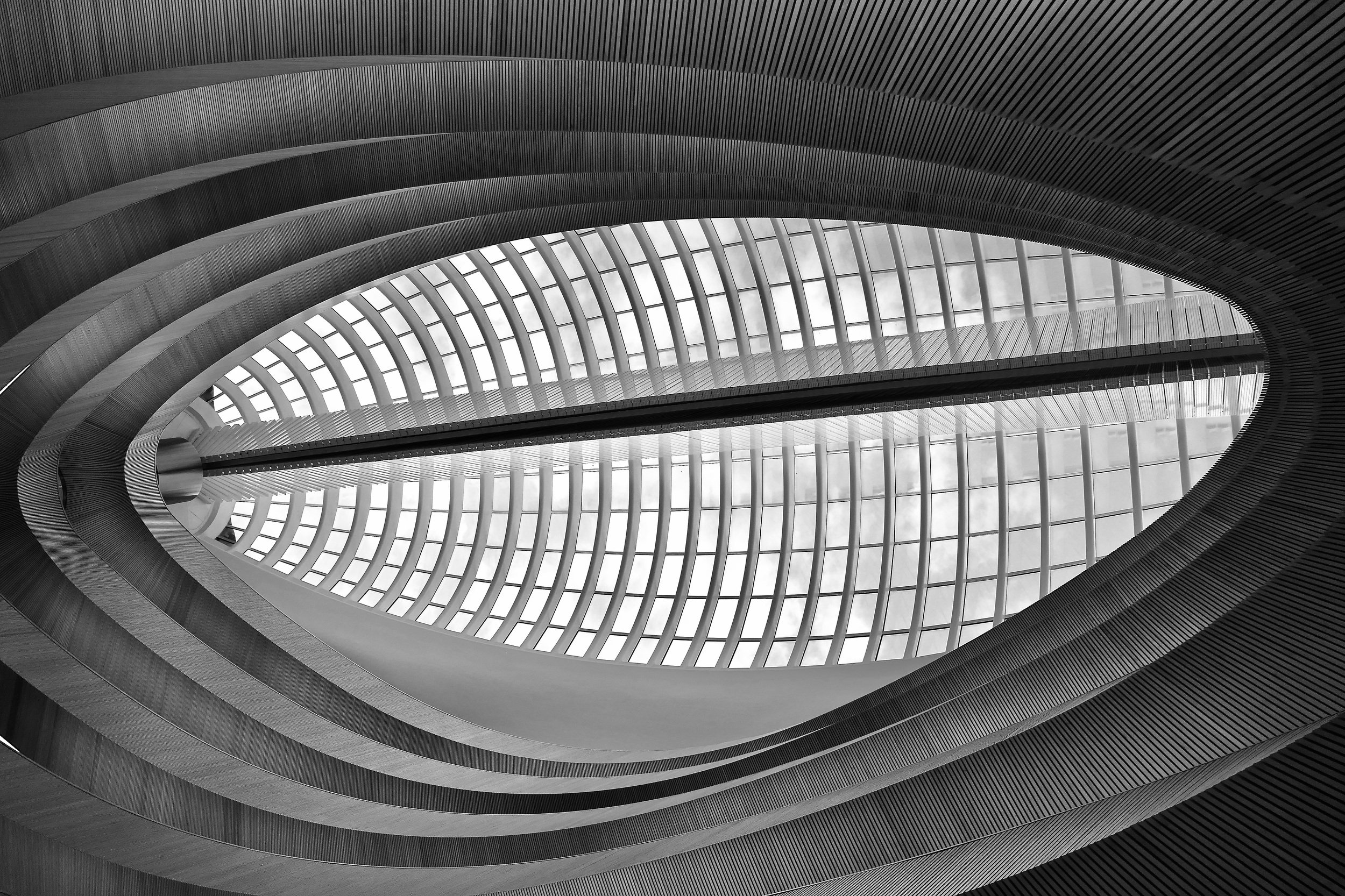 City/Architecture, city, architecture, Switzerland, Zurich, Santiago Calatrava, modern architecture, University, library, lines, black & white, light, geometry, , Svetlana Povarova Ree