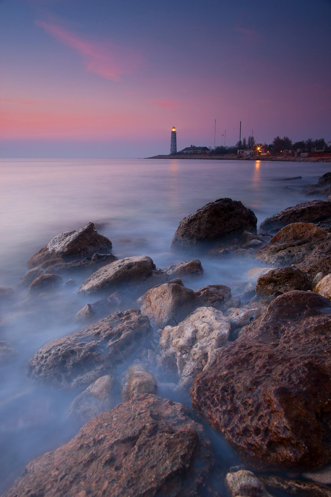 севастополь, херсонес, херсонесский маяк, черное море, мыс, пляж, волна, крым, Serge Titov
