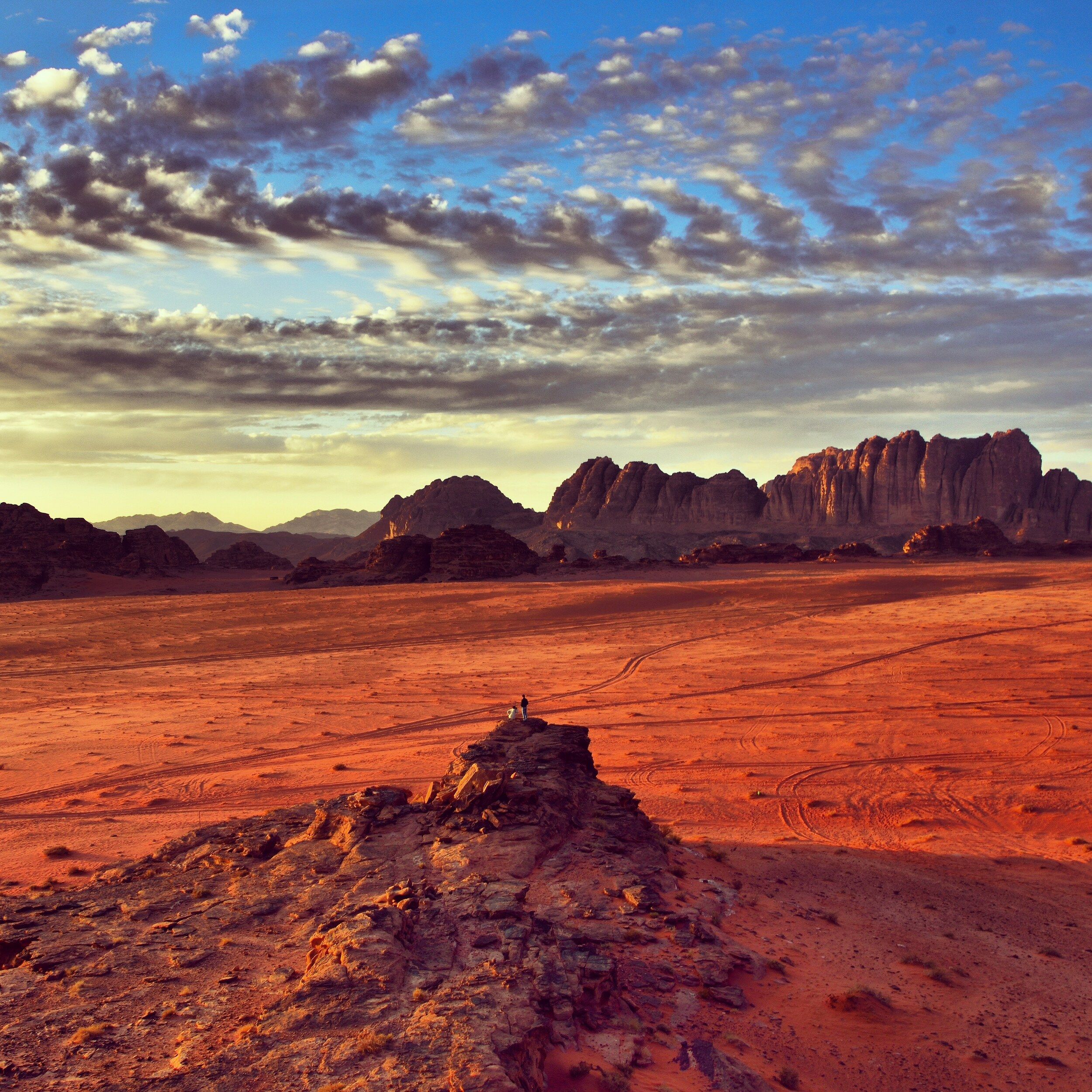 закат, пустыня, вади рам, иордания, пейзаж, Karasev Pavel