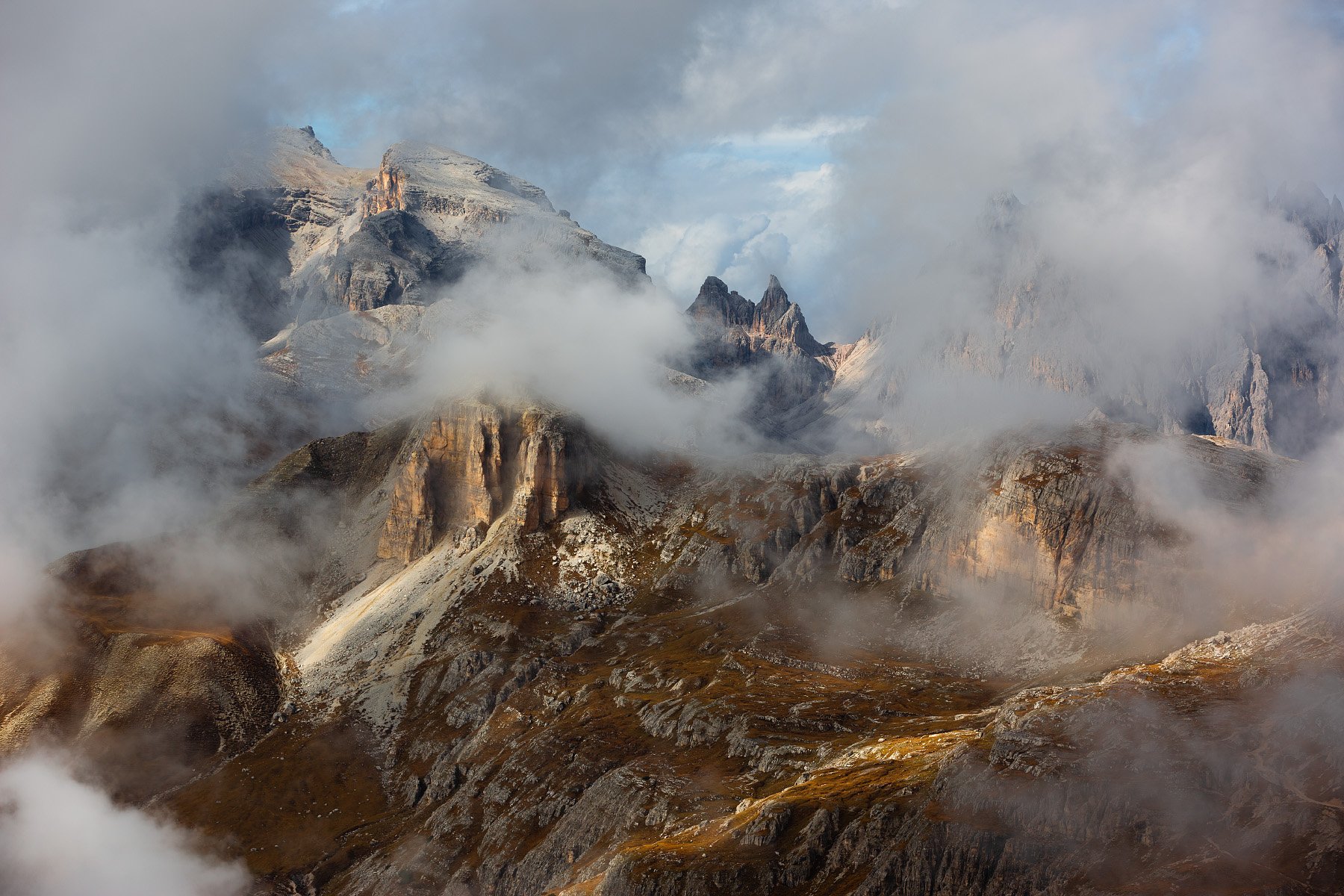 италия, доломиты, горы, облака, природа, landscape, italy, dolomites, Геннадий Финенко