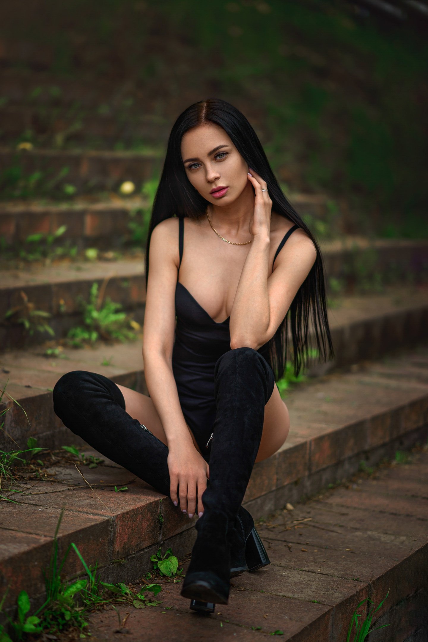 girl sexy nude dmitrymedved black white  lingerie, Дмитрий Медведь