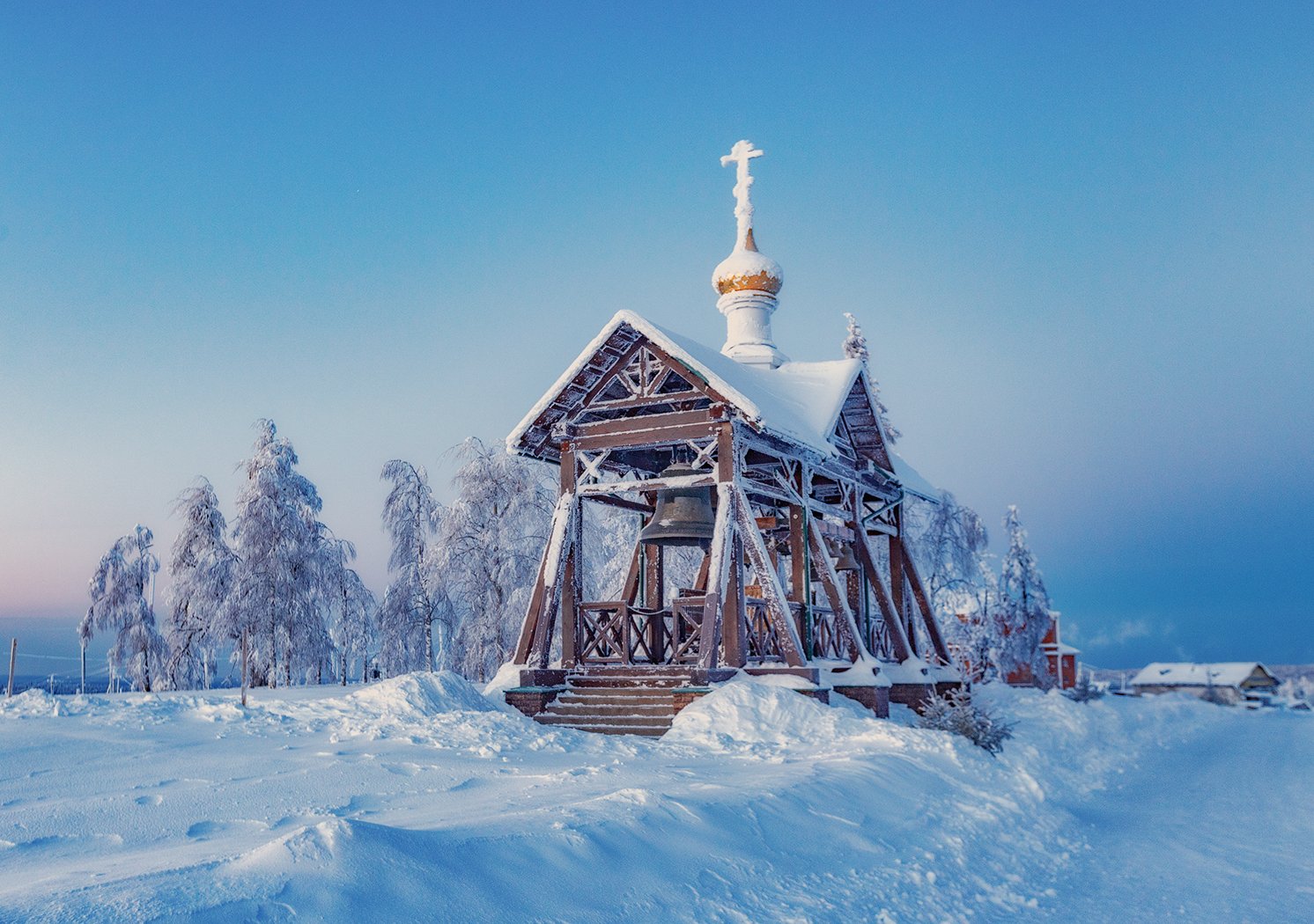 белогорье, белогорский монастырь, зима, пермский край, Владимир Липецких