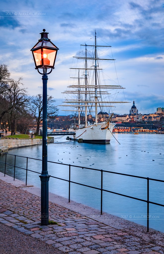 canon, color, postcard, picturesque, landmark, europe, sweden, stockholm, travel, urban, architecture, iconic, ship, AlexDROP