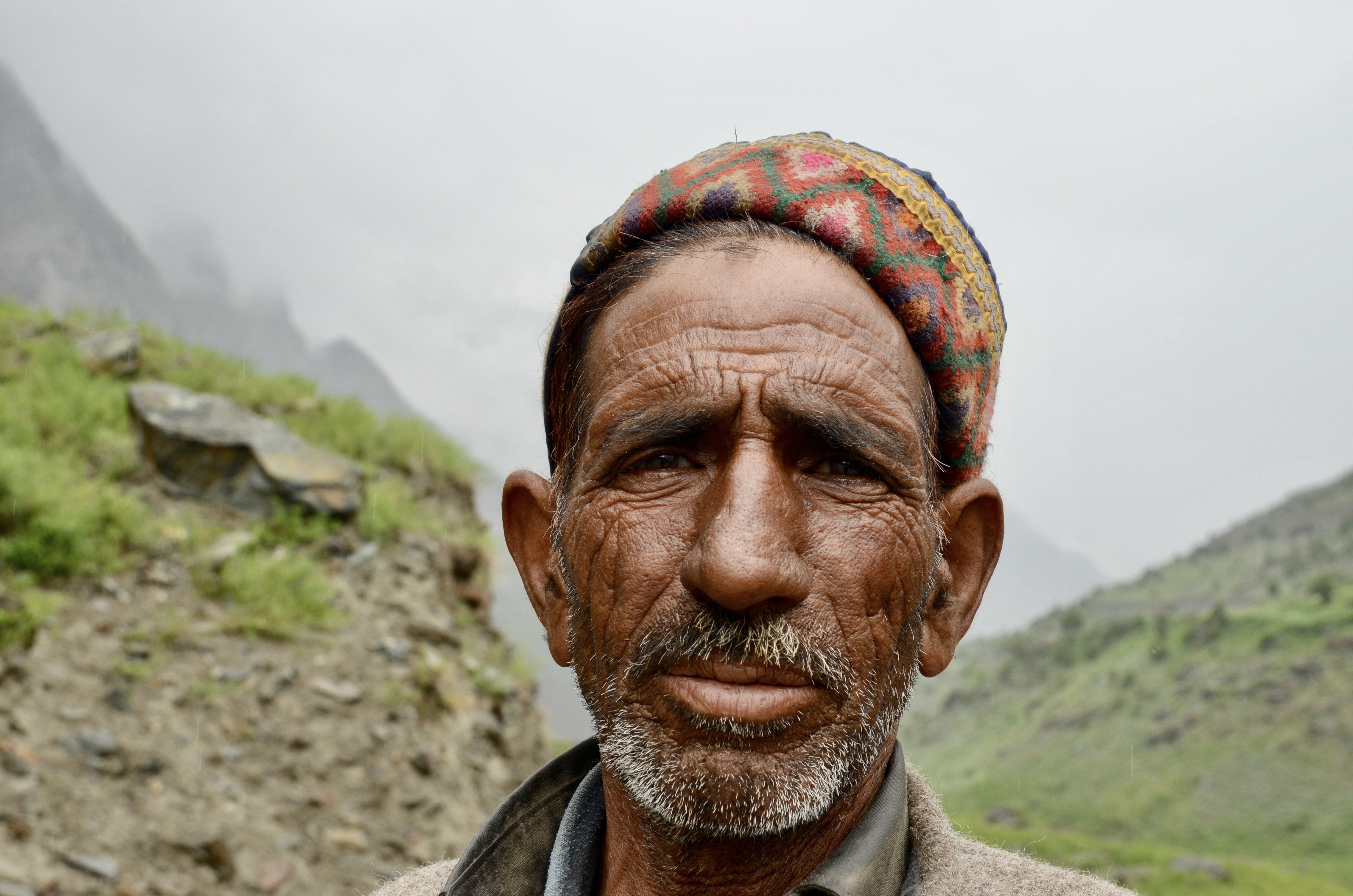Portrait, man, male, Himalaya, India, mountain, old age, hard life, shepherd, travel, daily life, , Svetlana Povarova Ree