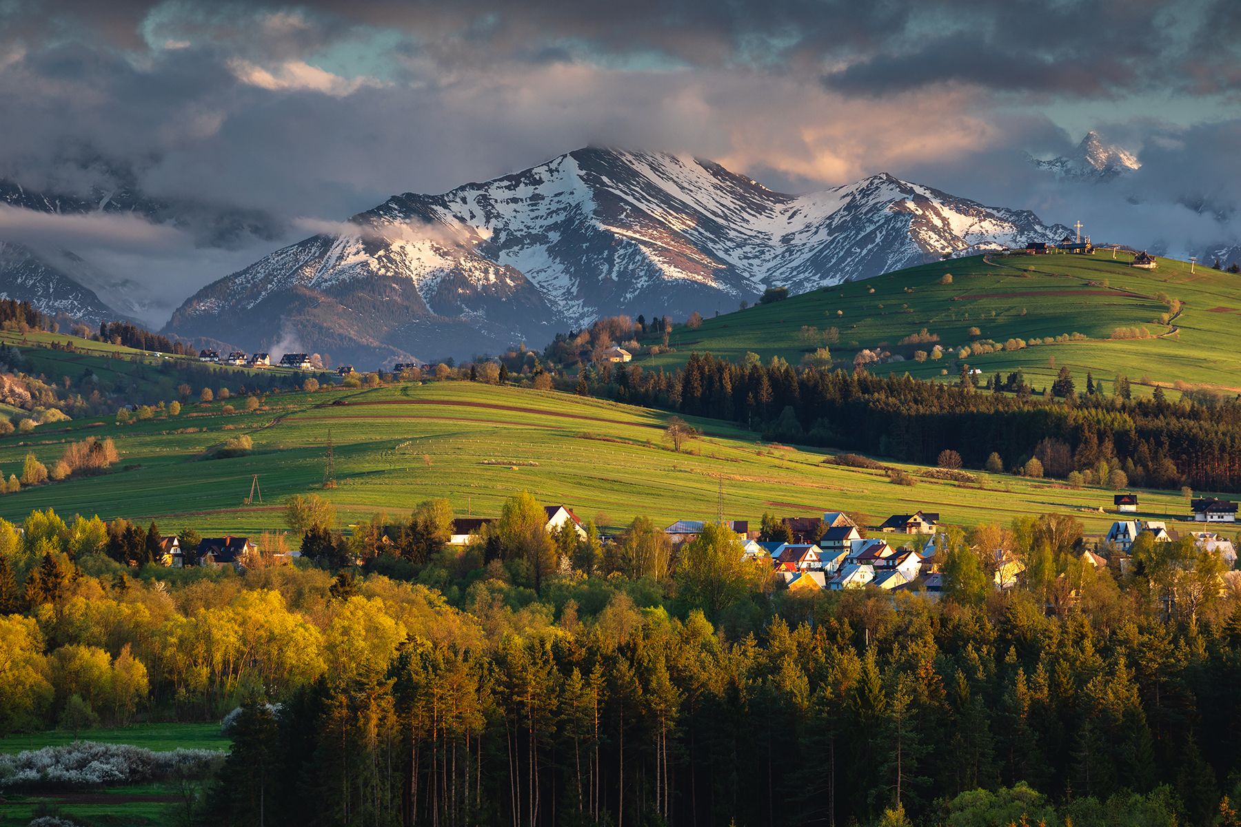 mountains, spring, poland, slovakia, Michał Kasperczyk