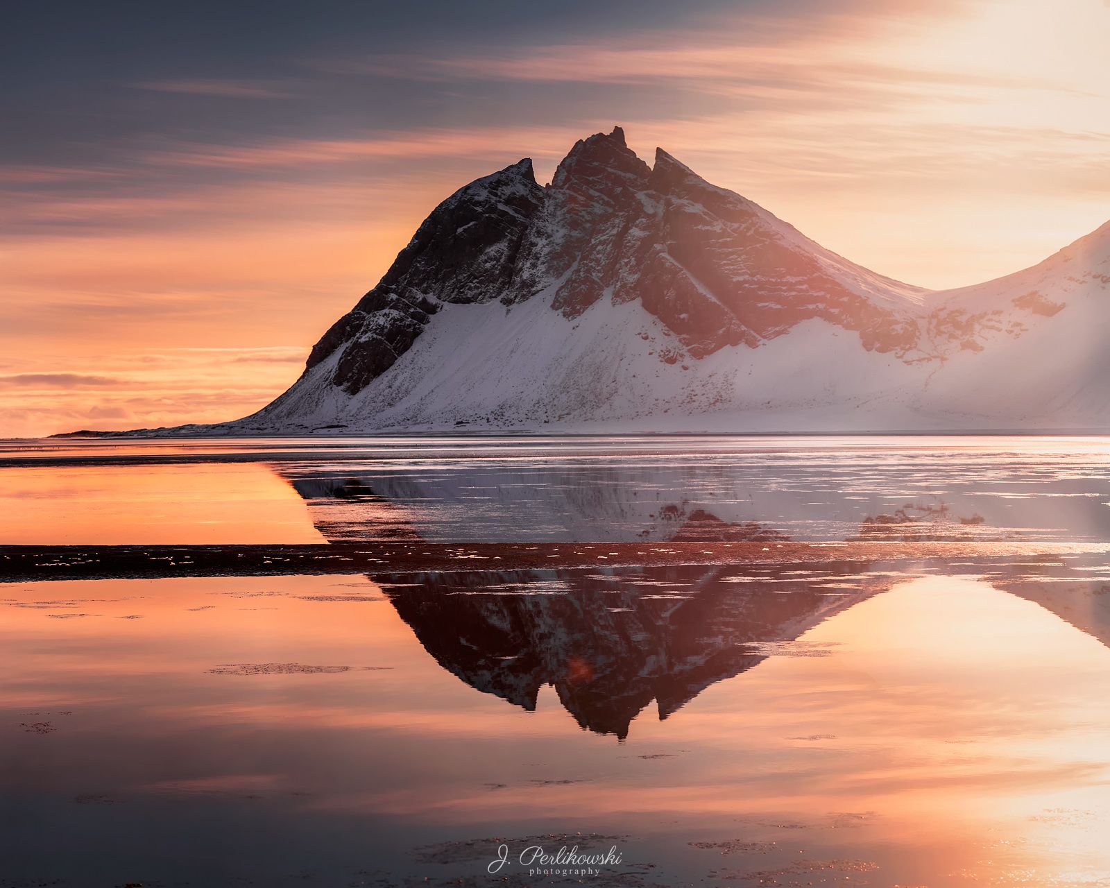 iceland, mountains, ocean, Jakub Perlikowski