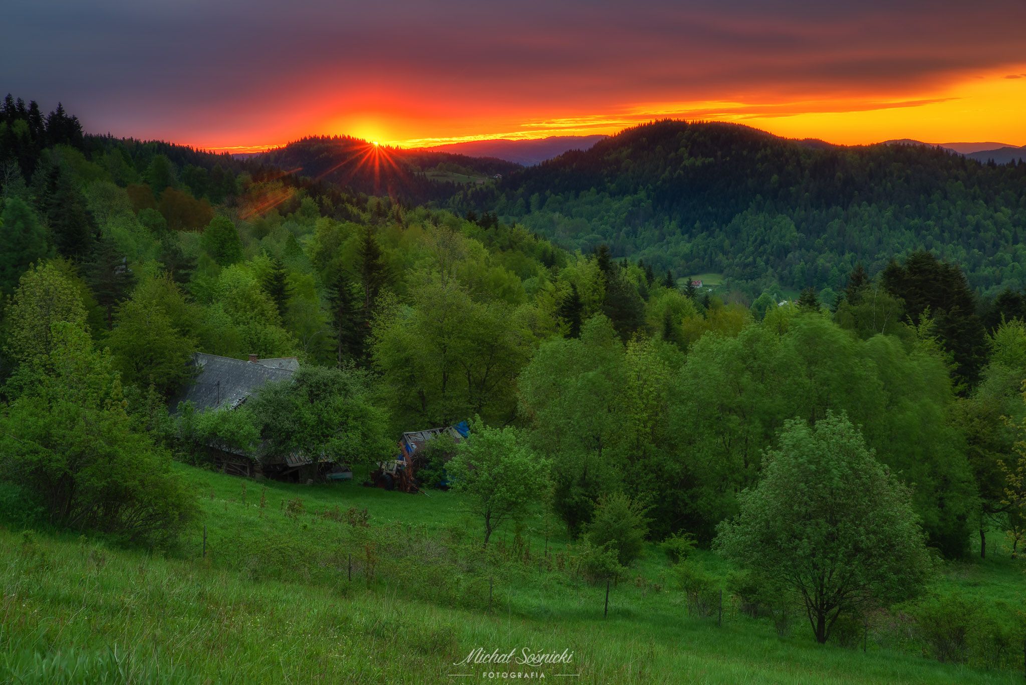 #poland #zawoja #country #mountains #today #sunrise #sky #color #pentax, Michał Sośnicki