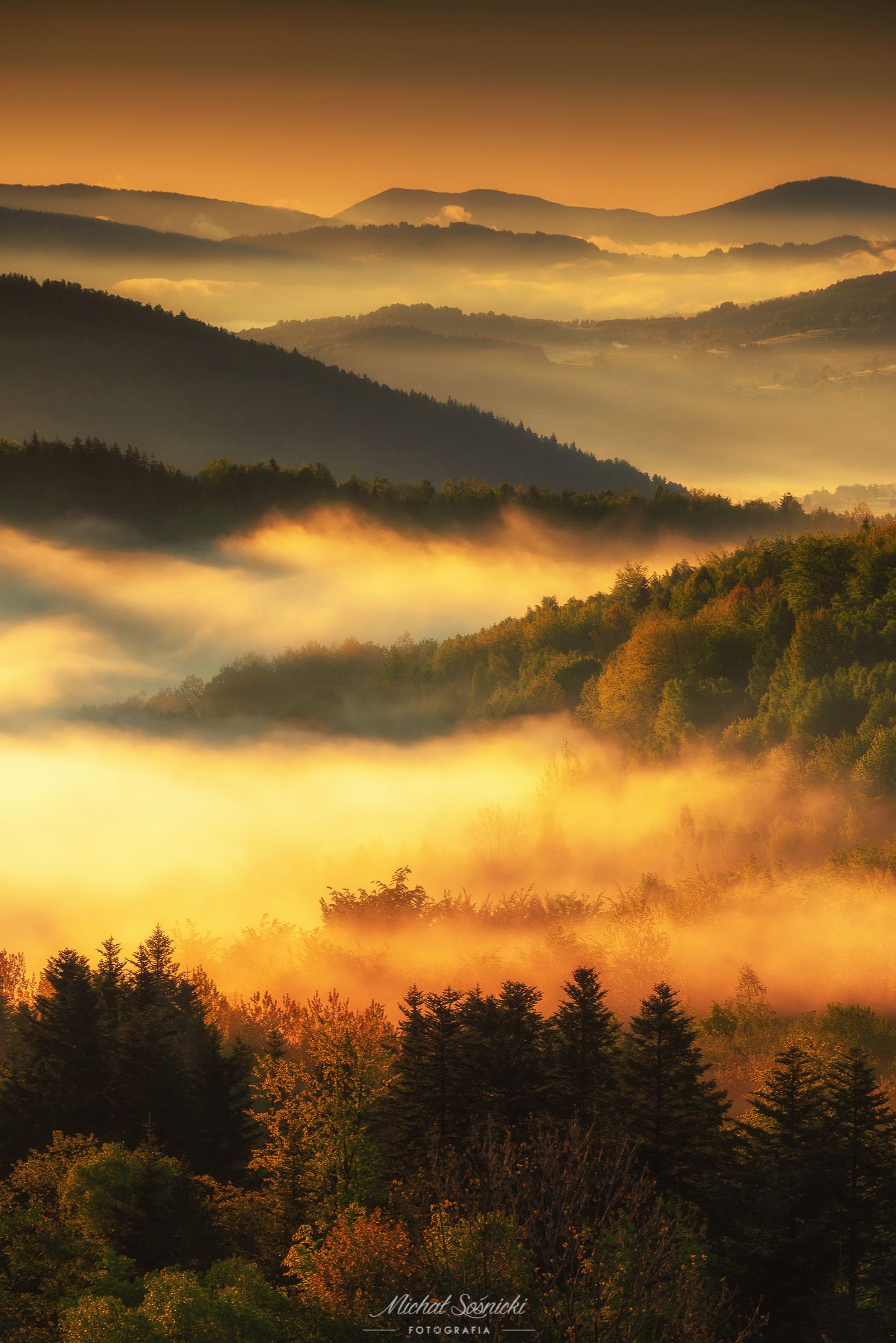 #poland #zawoja #country #mountains #today #sunrise #sky #color #pentax #foggy, Michał Sośnicki