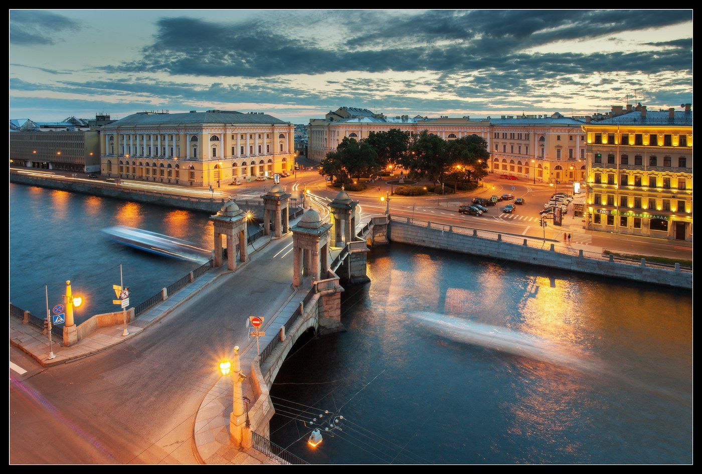 санкт, петербург, петроград, лениград, фонтанка, ломоносова, мост, река, Ilya Shtrom